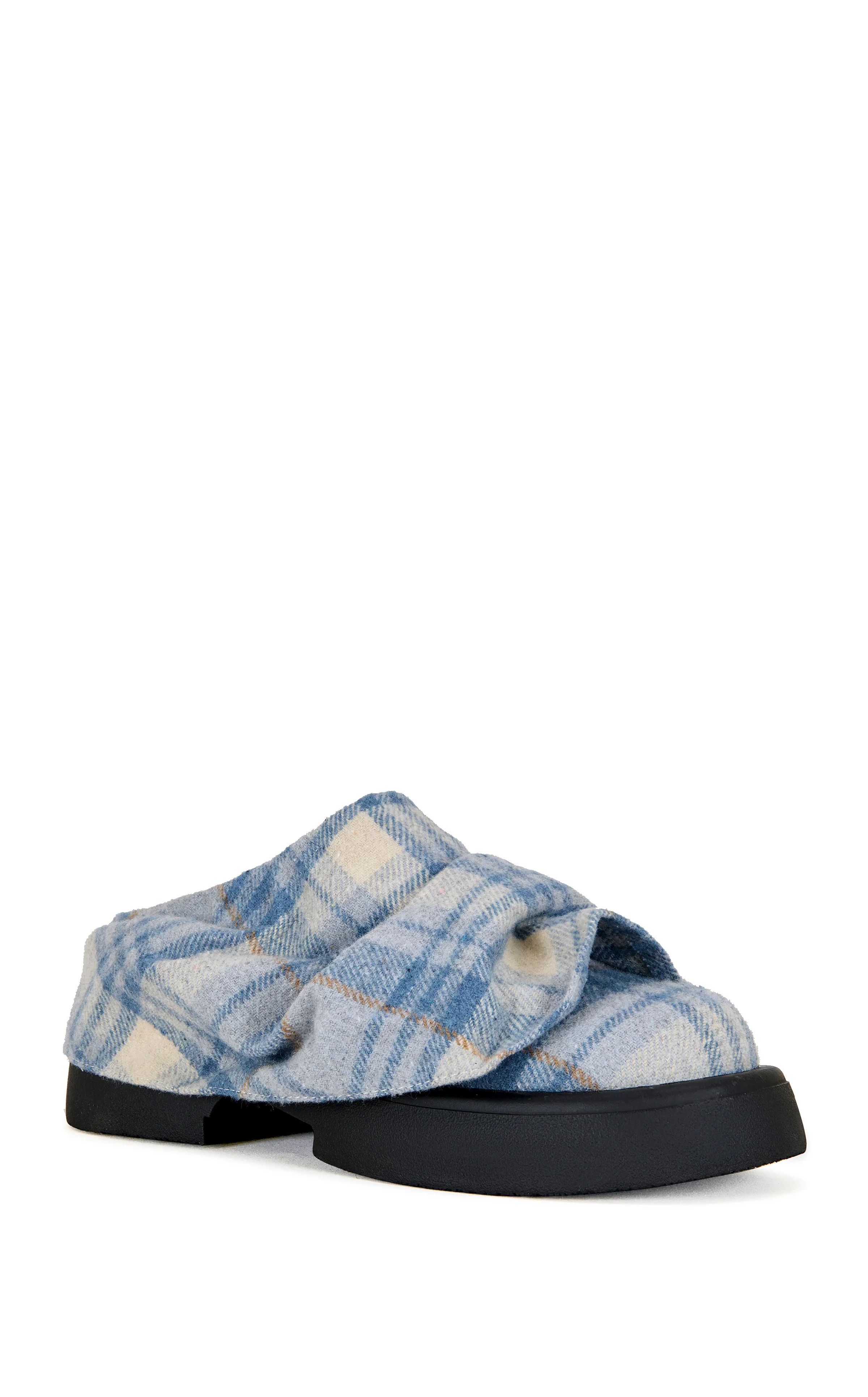 SEMYON-BLUEMULTI PLAID LOAFER - Image 3