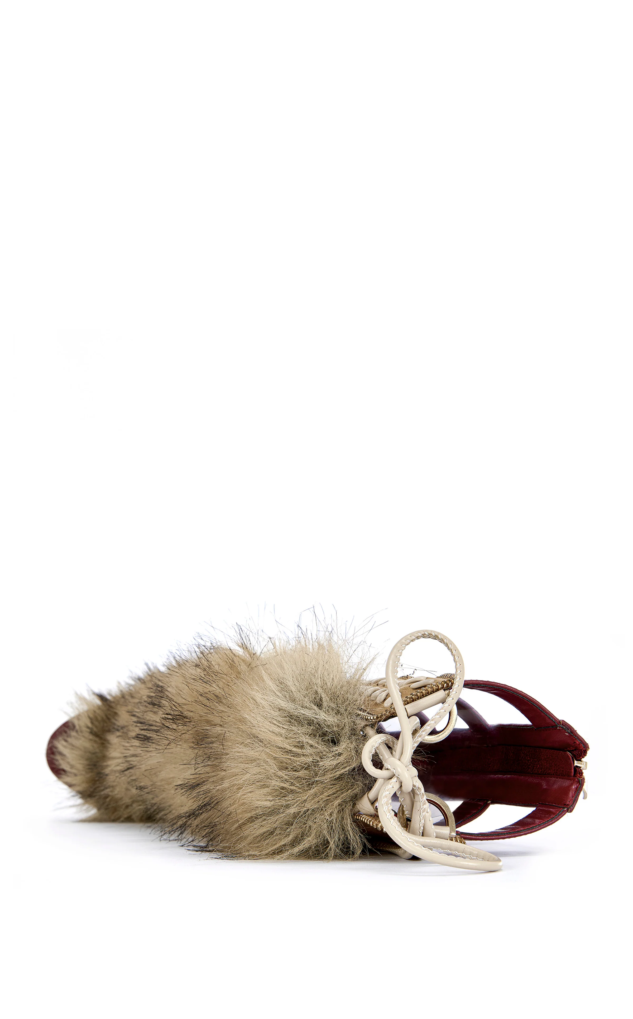 SHAINE-MULTI FAUX FUR GLADIATOR SANDAL BOOT - Image 5