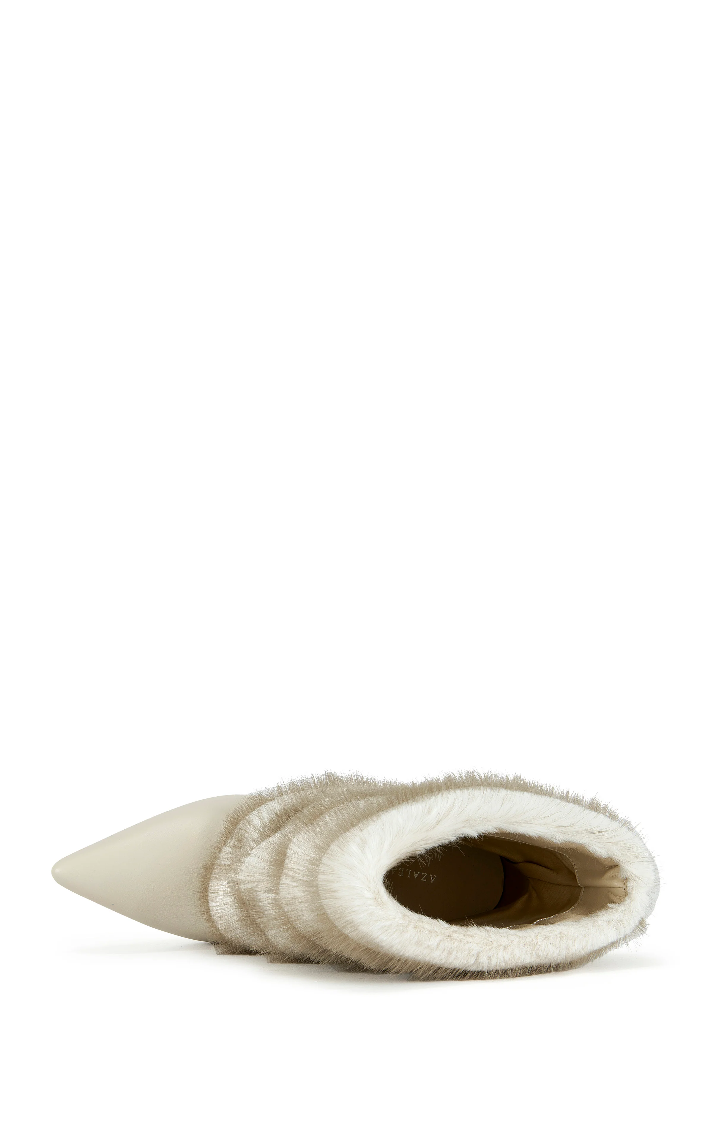 SIMON-IVORY FAUX FUR STILETTO BOOTIE - Image 5
