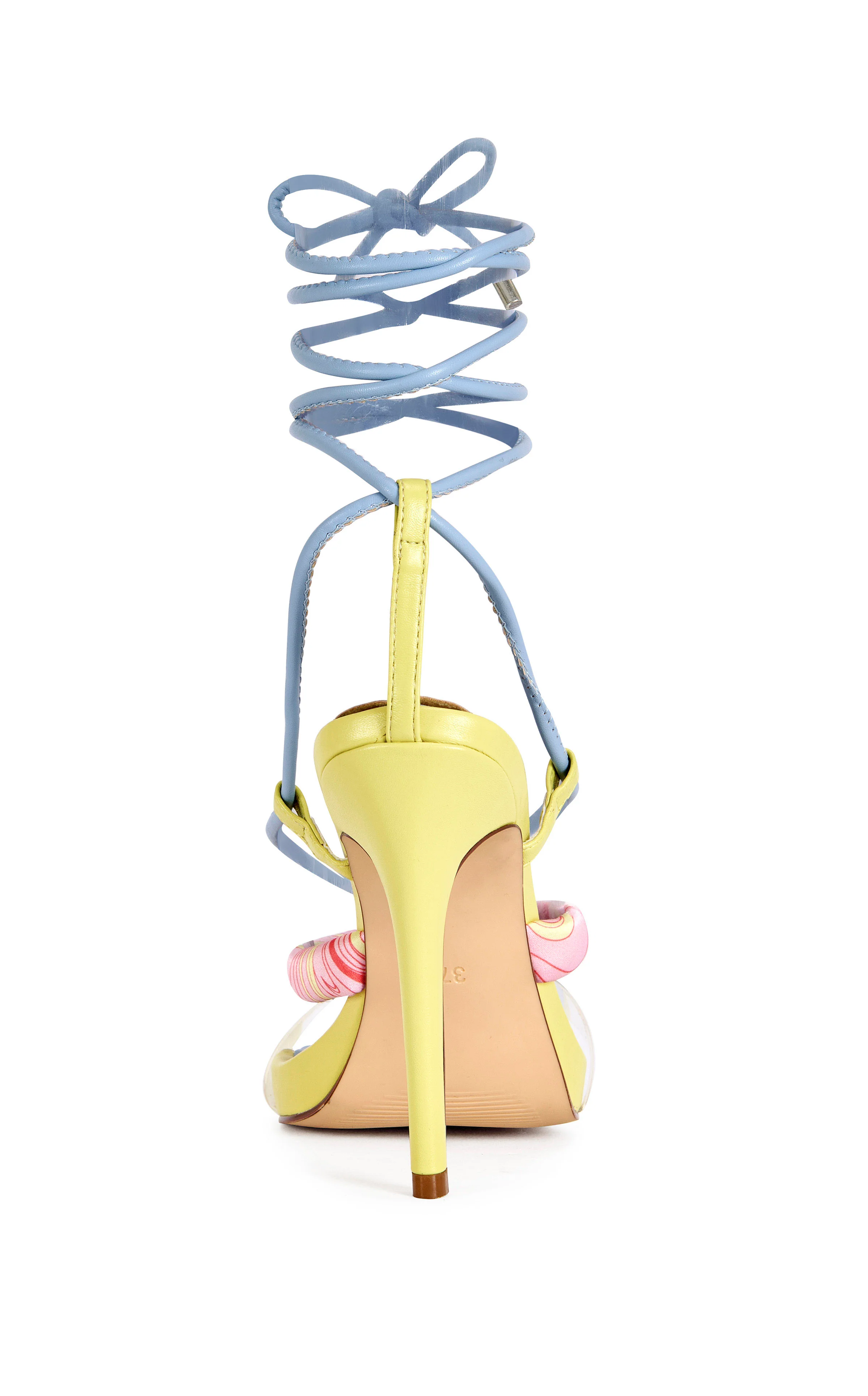 SOMERSET-CITRONMULTI WRAP-AROUND STILETTO SANDAL - Image 3