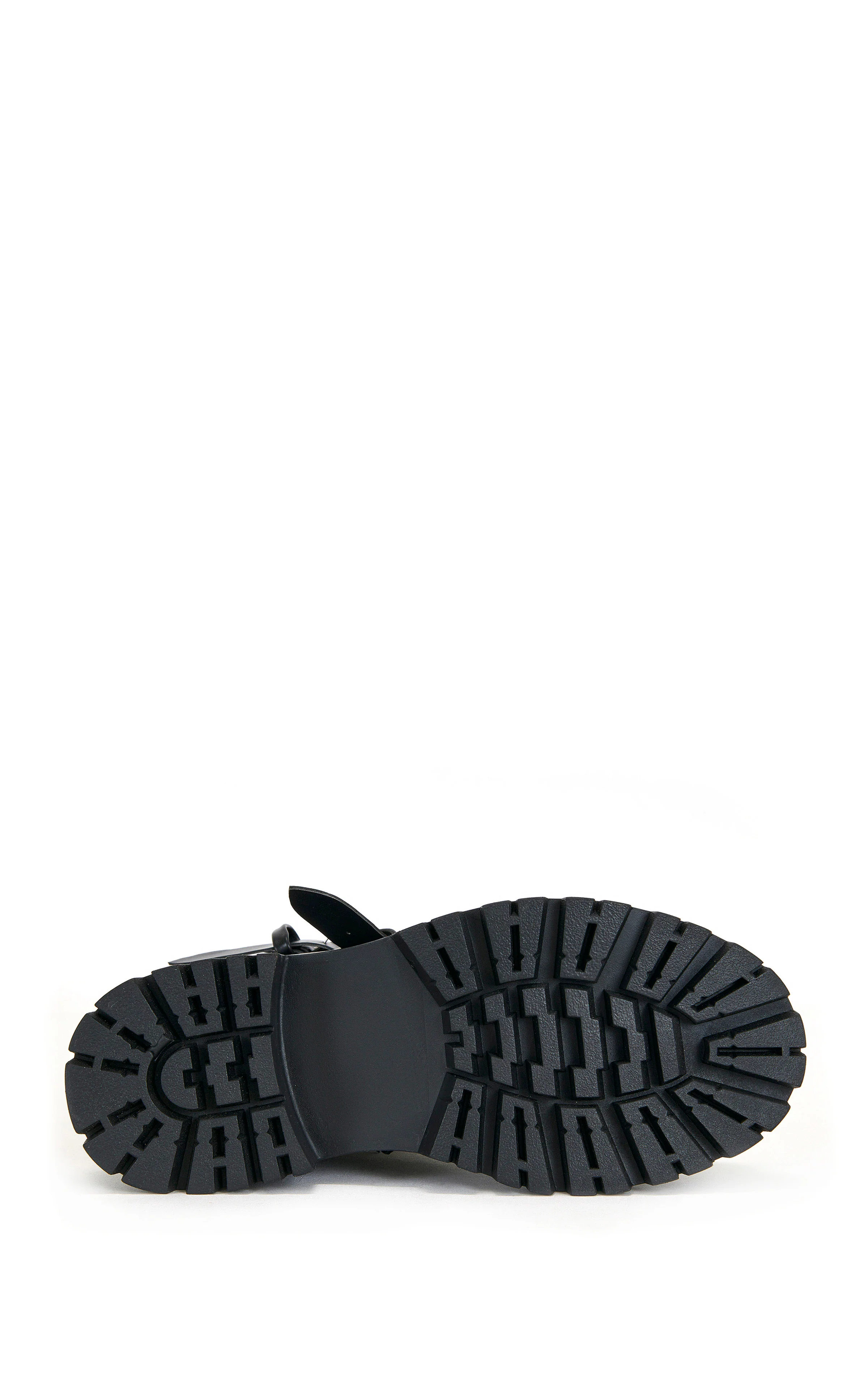 SPRIDY-BLACK BUCKLED COMBAT BOOTIE - Image 5