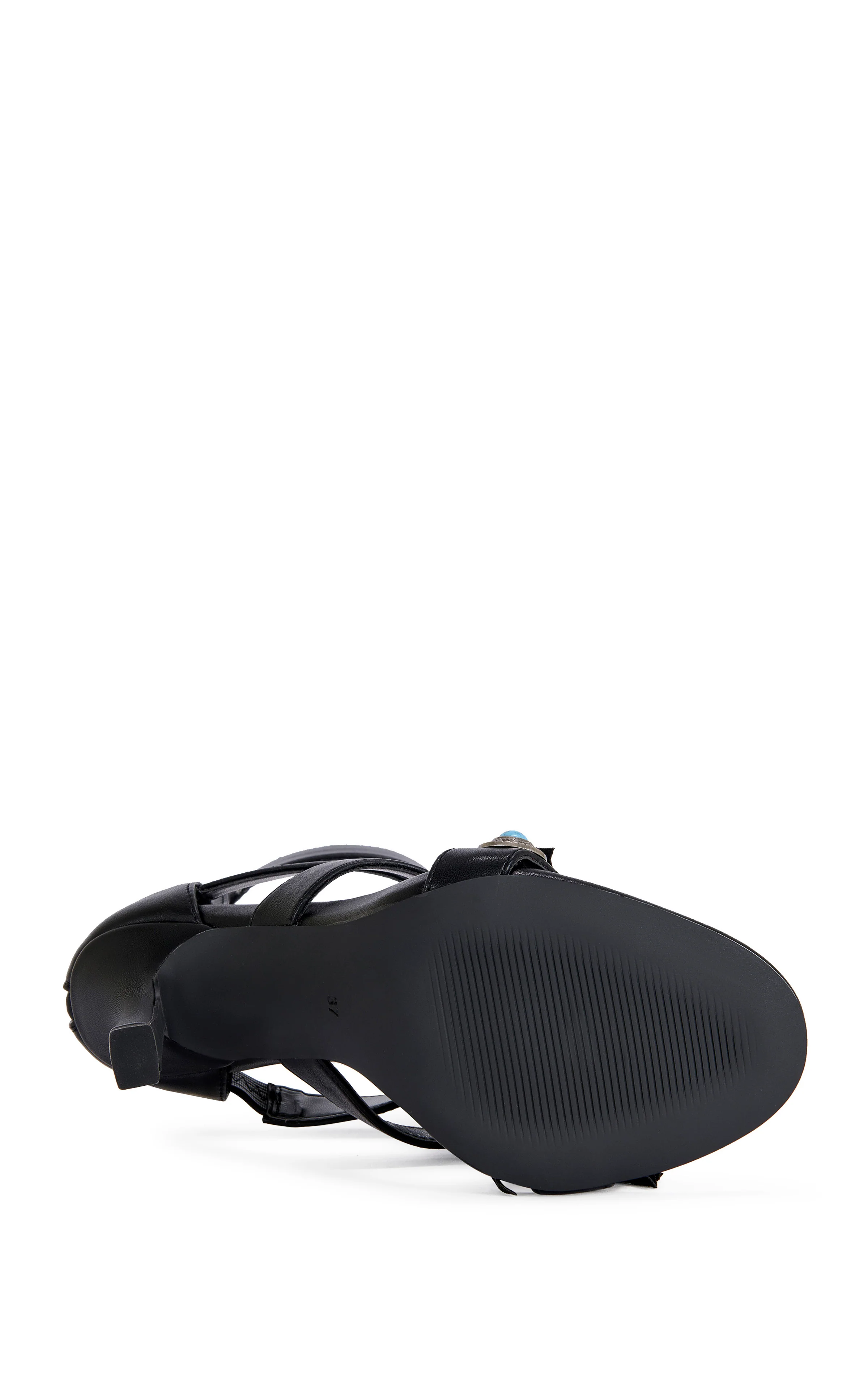 SUMAC-BLACK FRINGE GLADIATOR SANDAL BOOTIE - Image 5