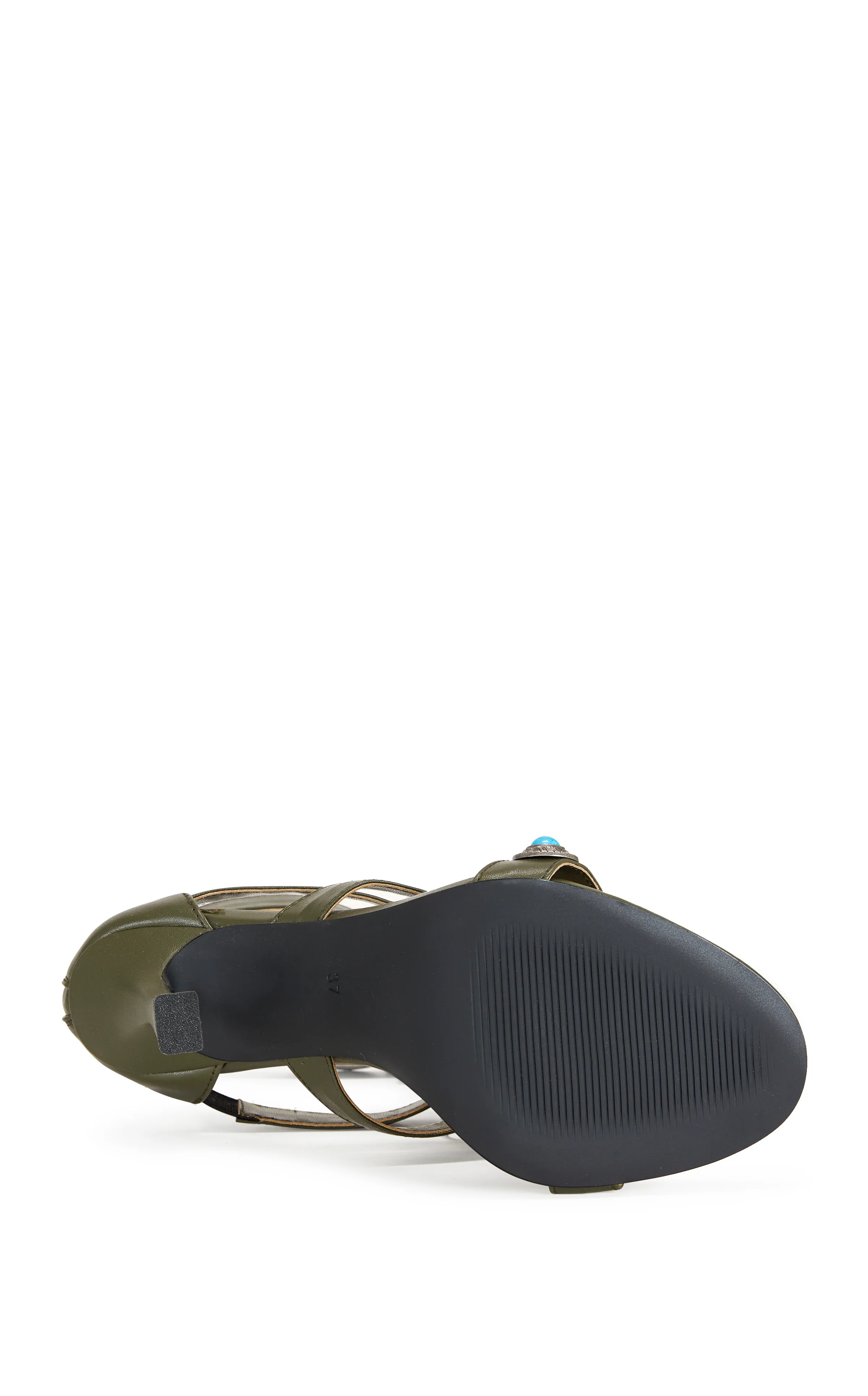 SUMAC-OLIVE FRINGE GLADIATOR SANDAL BOOTIE - Image 4