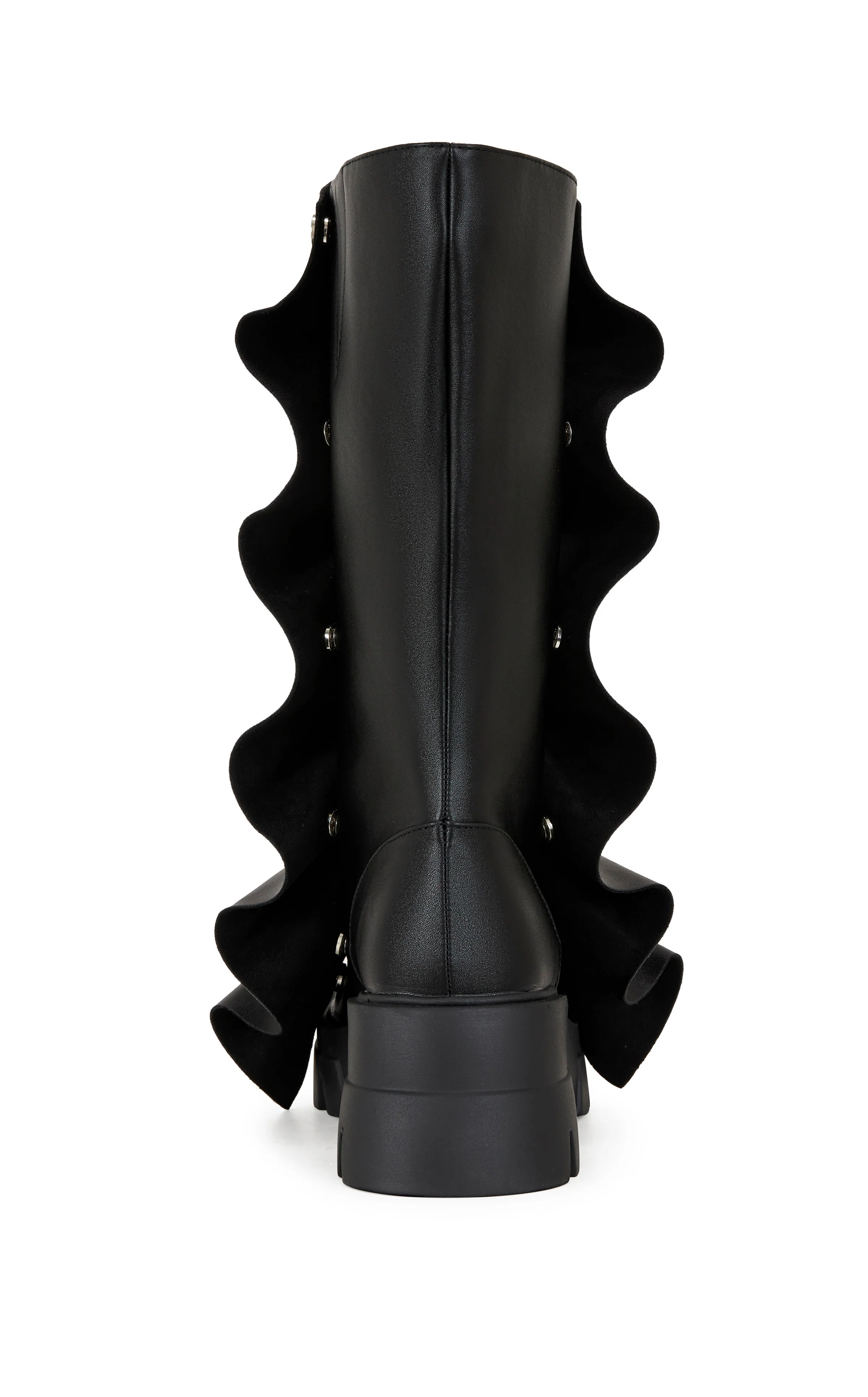 SYBEL-BLACK CHUNKY COMBAT BOOT - Image 3