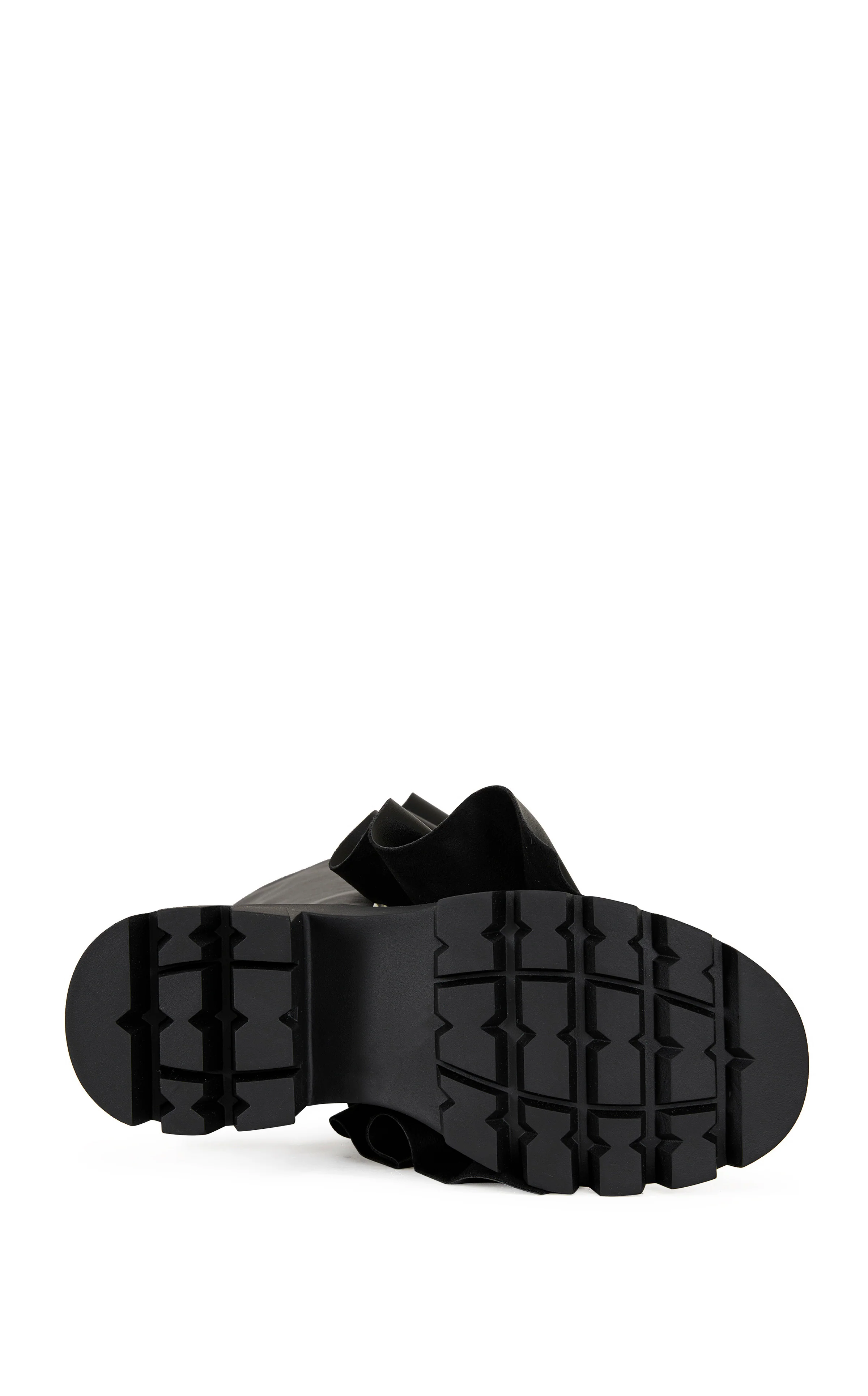SYBEL-BLACK CHUNKY COMBAT BOOT - Image 4