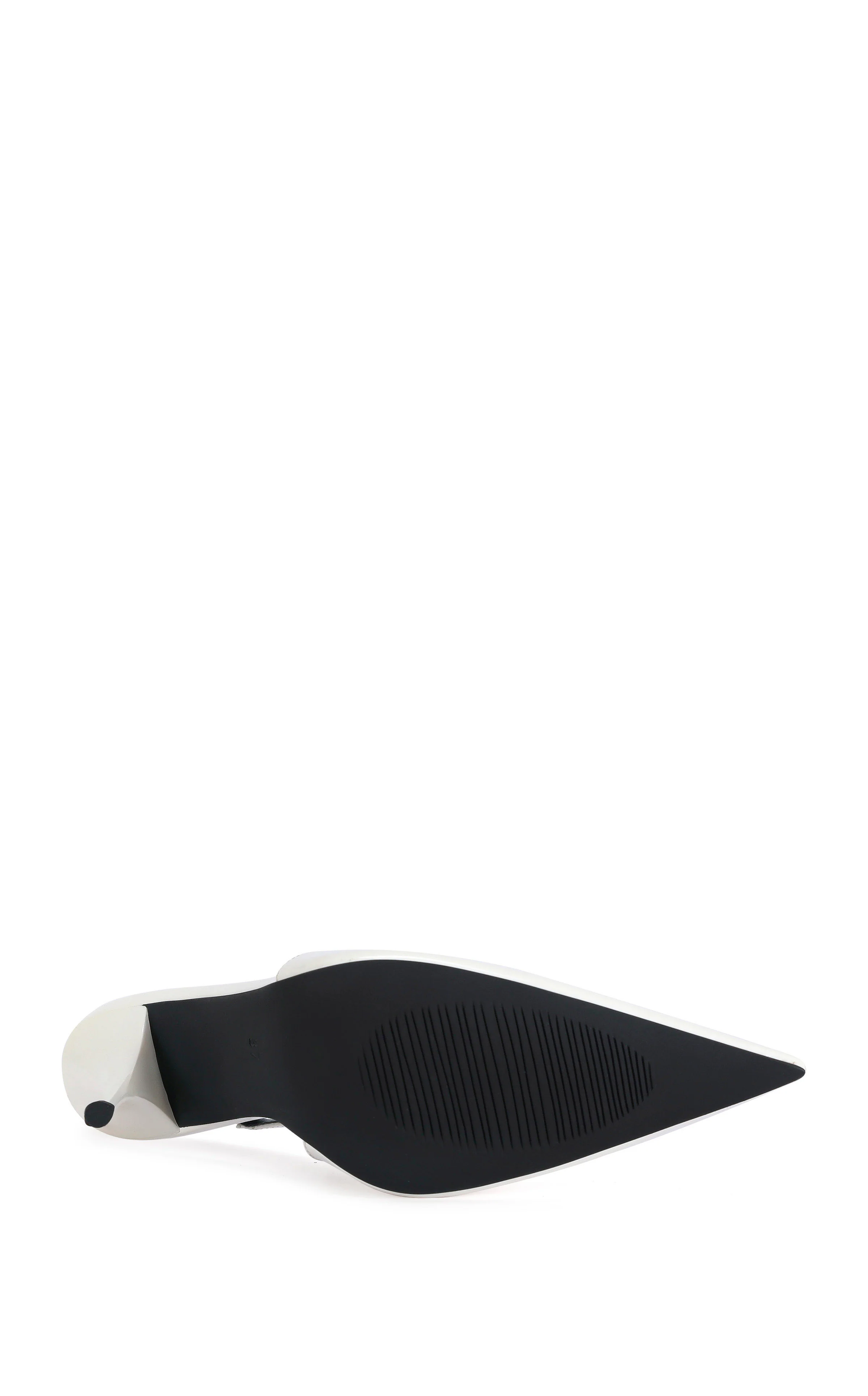 SYLVA-WHITE POINT TOE SLINGBACK STILETTO PUMP - Image 6