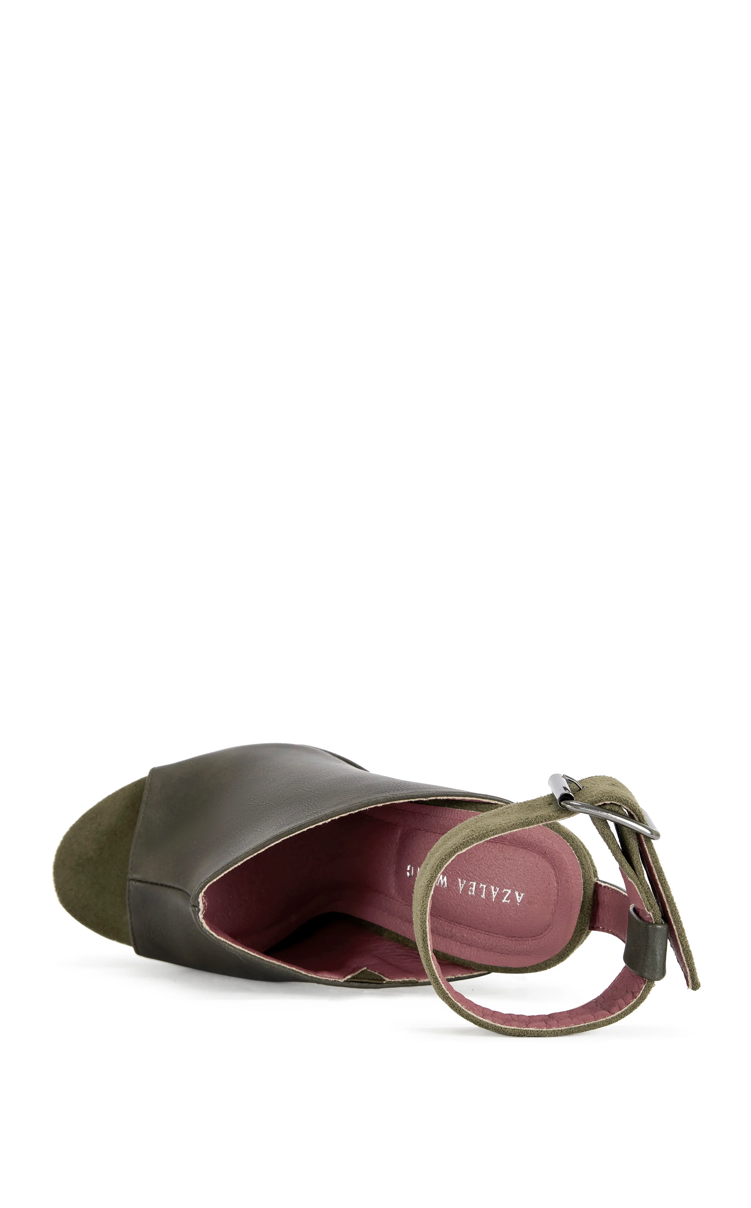 TANA-OLIVE PLATFORM WEDGE SANDAL - Image 4