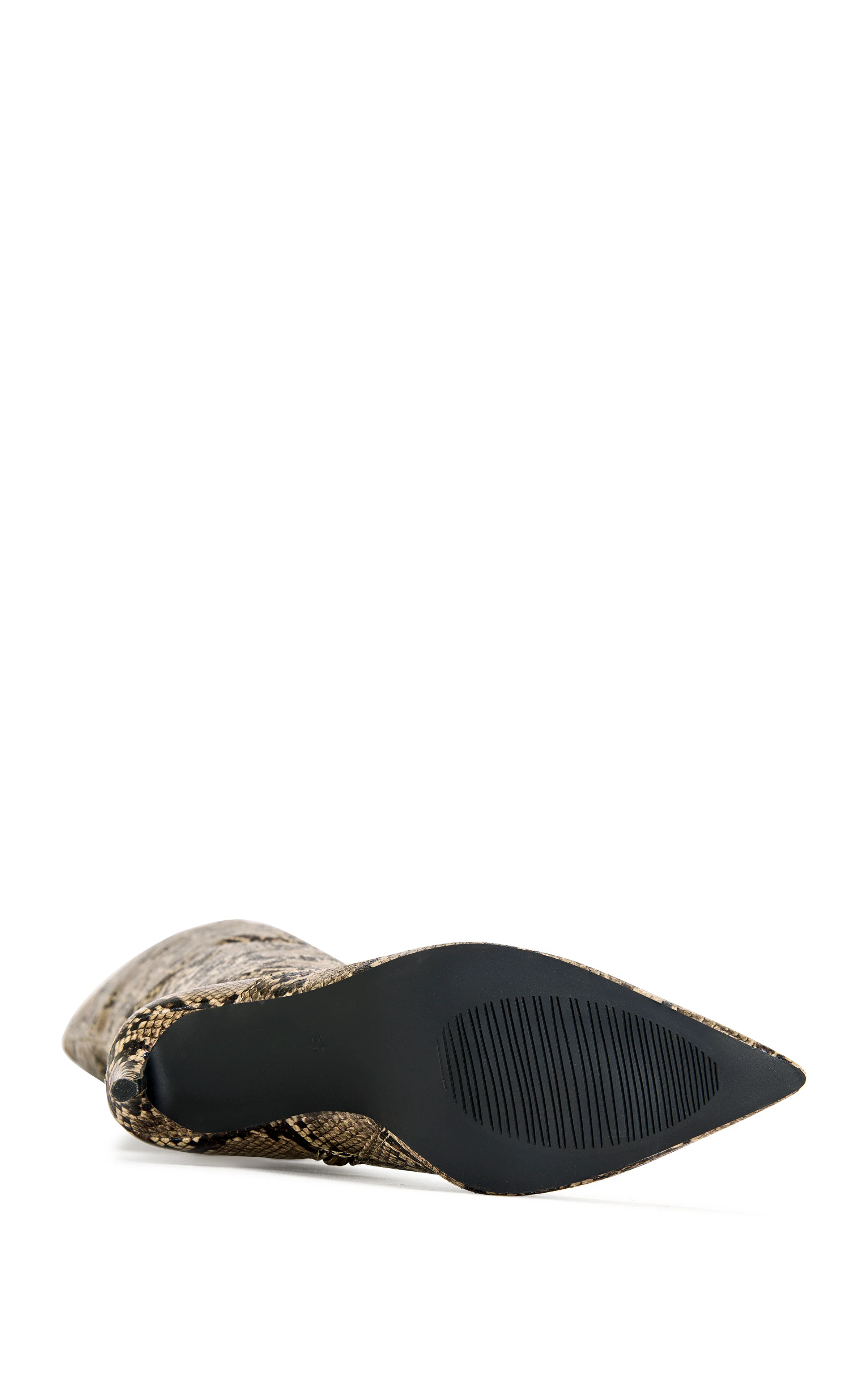 TARRANT-SNAKE THIGH HIGH STILETTO BOOT - Image 4