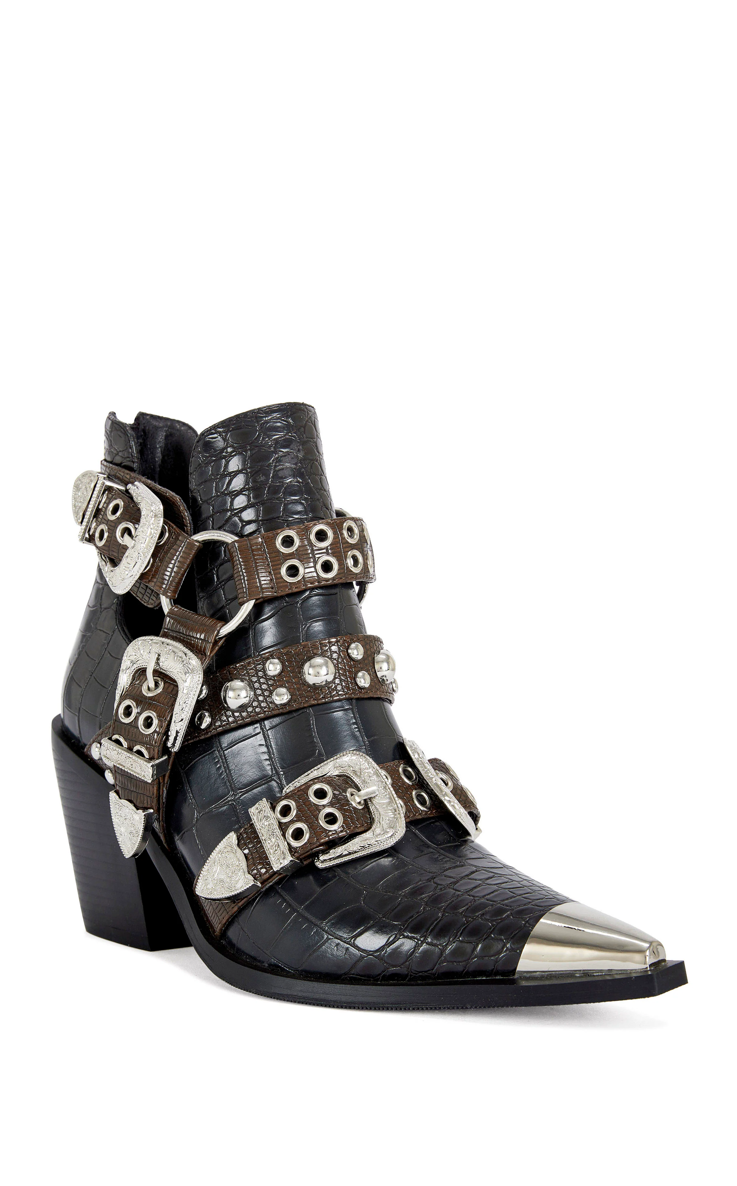 THALYN-BLACK BLOCK BOOTIE - Image 2