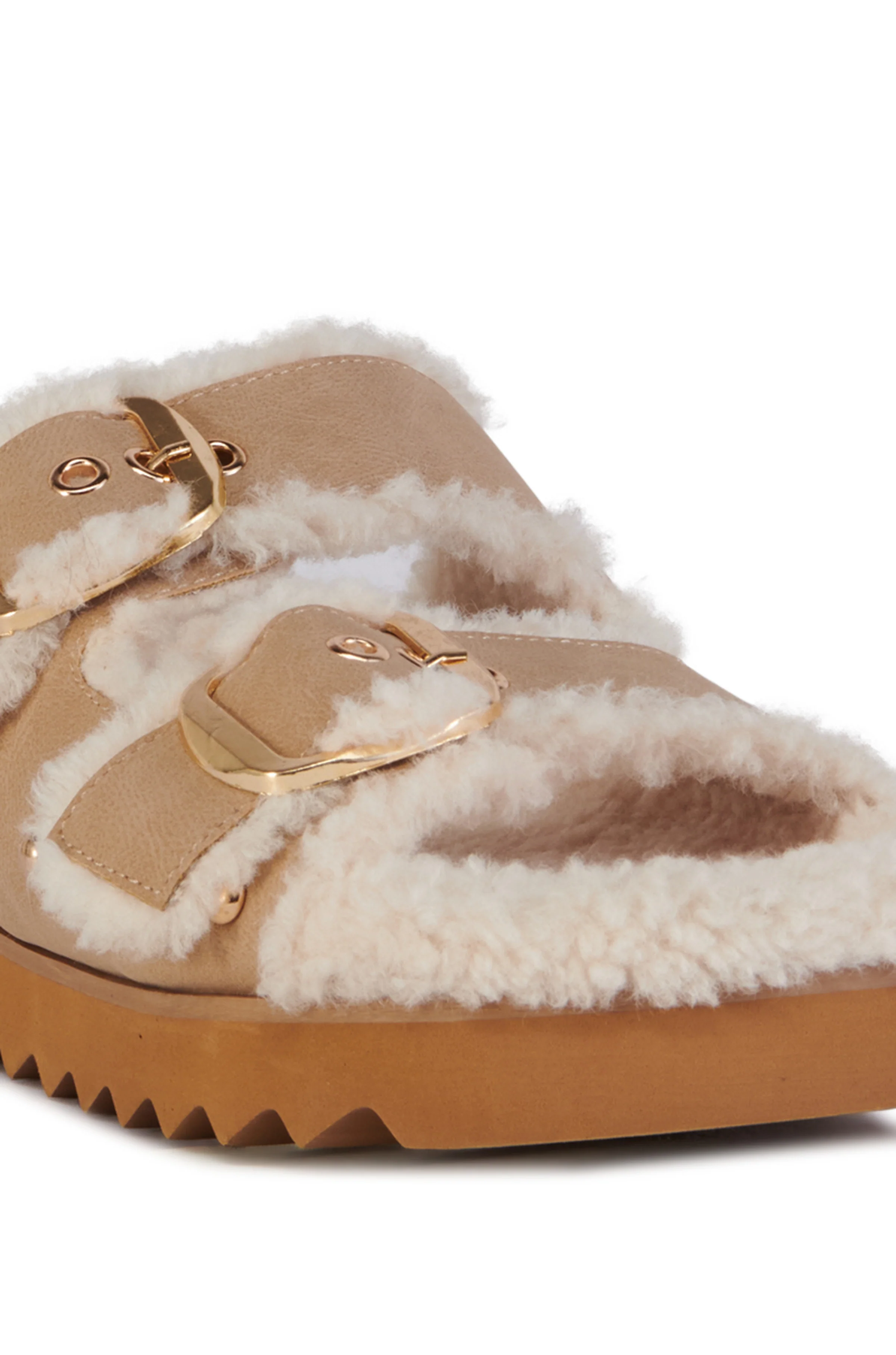 TRESOR-TAN FLAT SLIPPER - Image 4