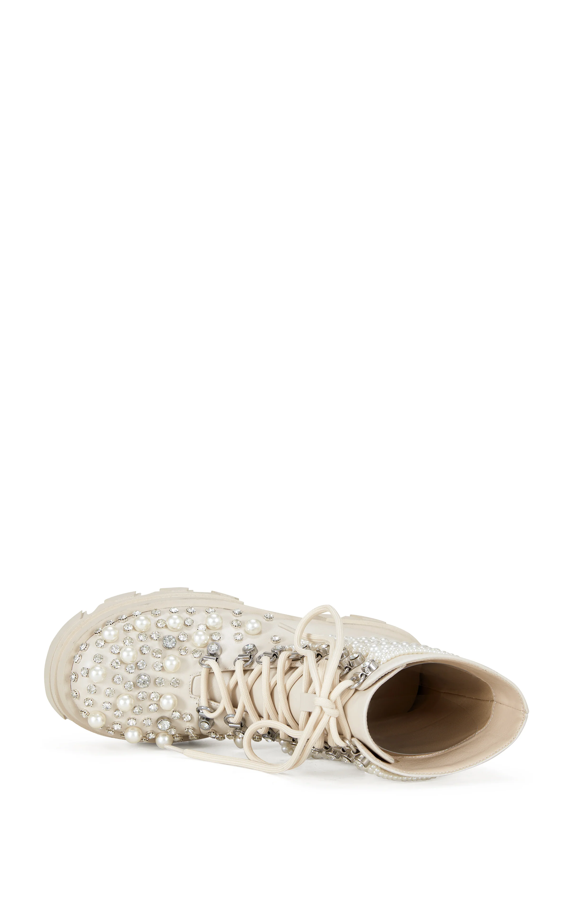 TWINKLEY-BONE PEARL COMBAT BOOTIE - Image 5