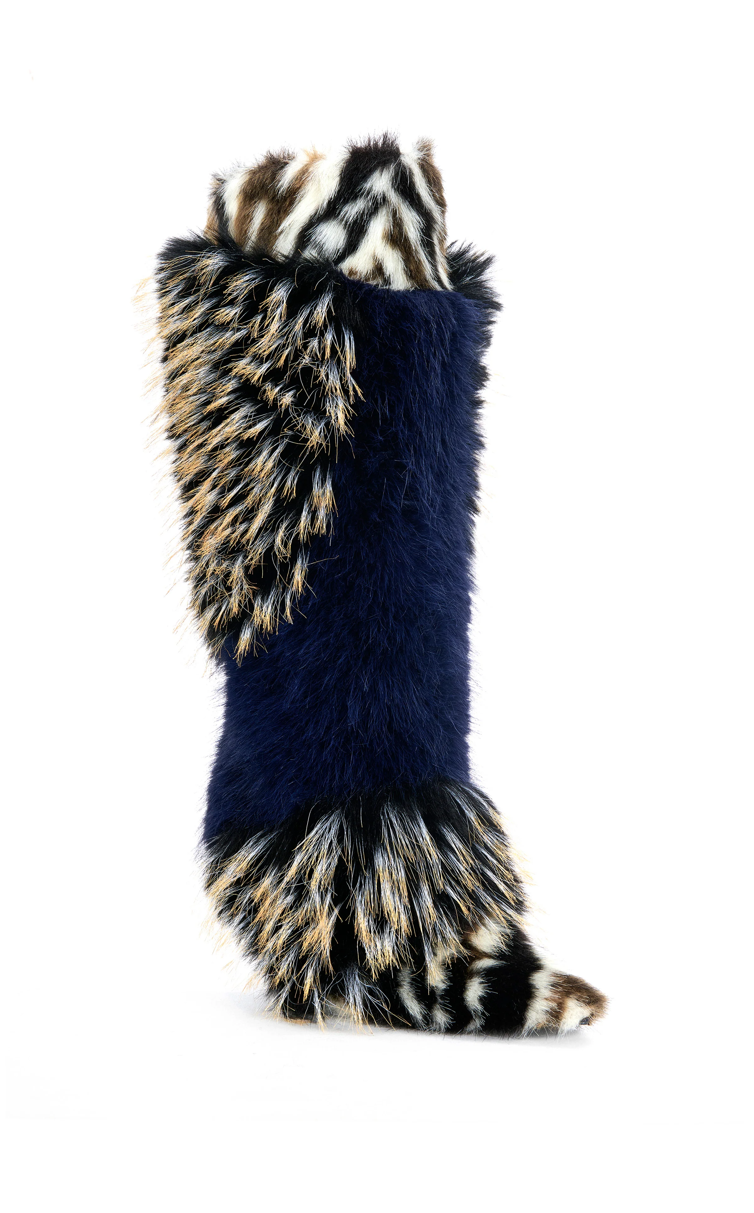 UPENDO-NAVYMULTI STILETTO BOOT - Image 3