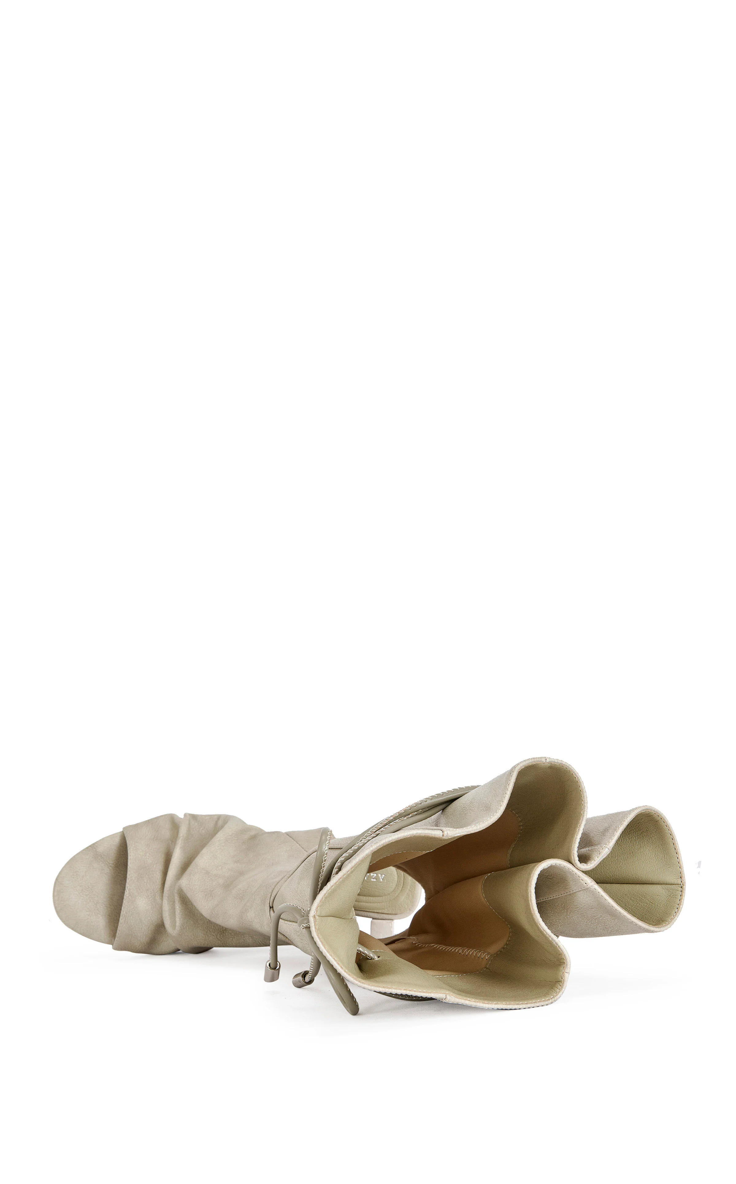 VAILEN-GREY SLOUCH WEDGE SANDAL BOOTIE - Image 4