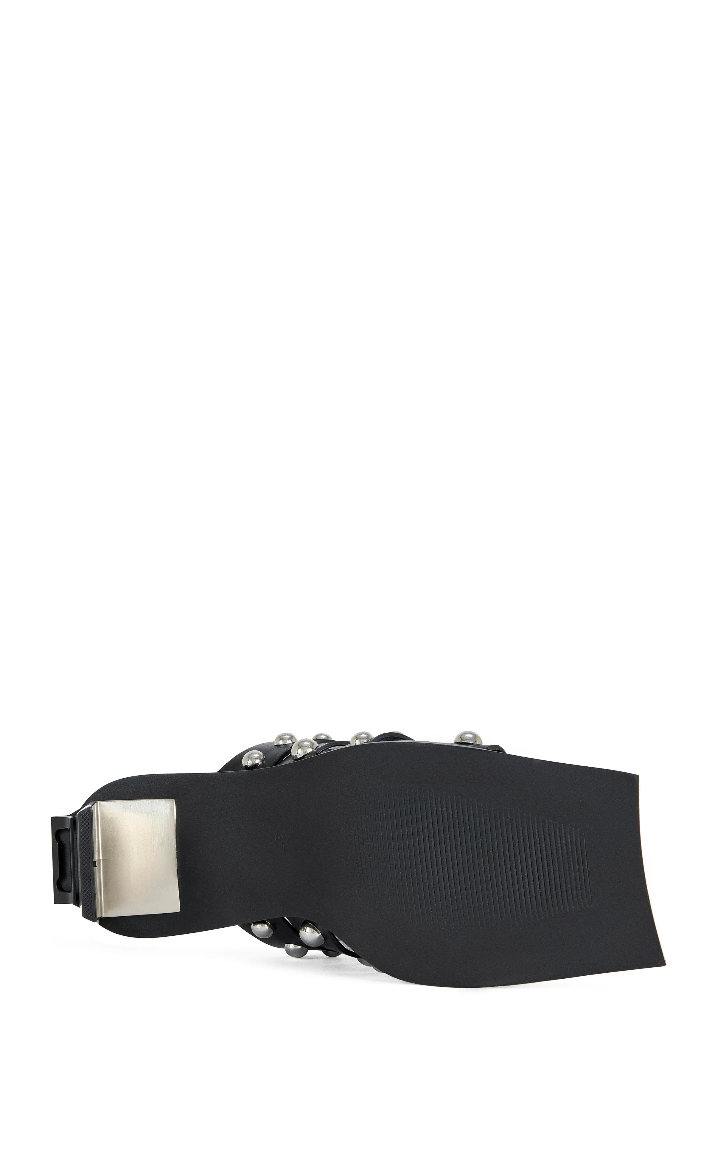 VANDAL-BLACK STUDDED SANDAL HEEL - Image 5