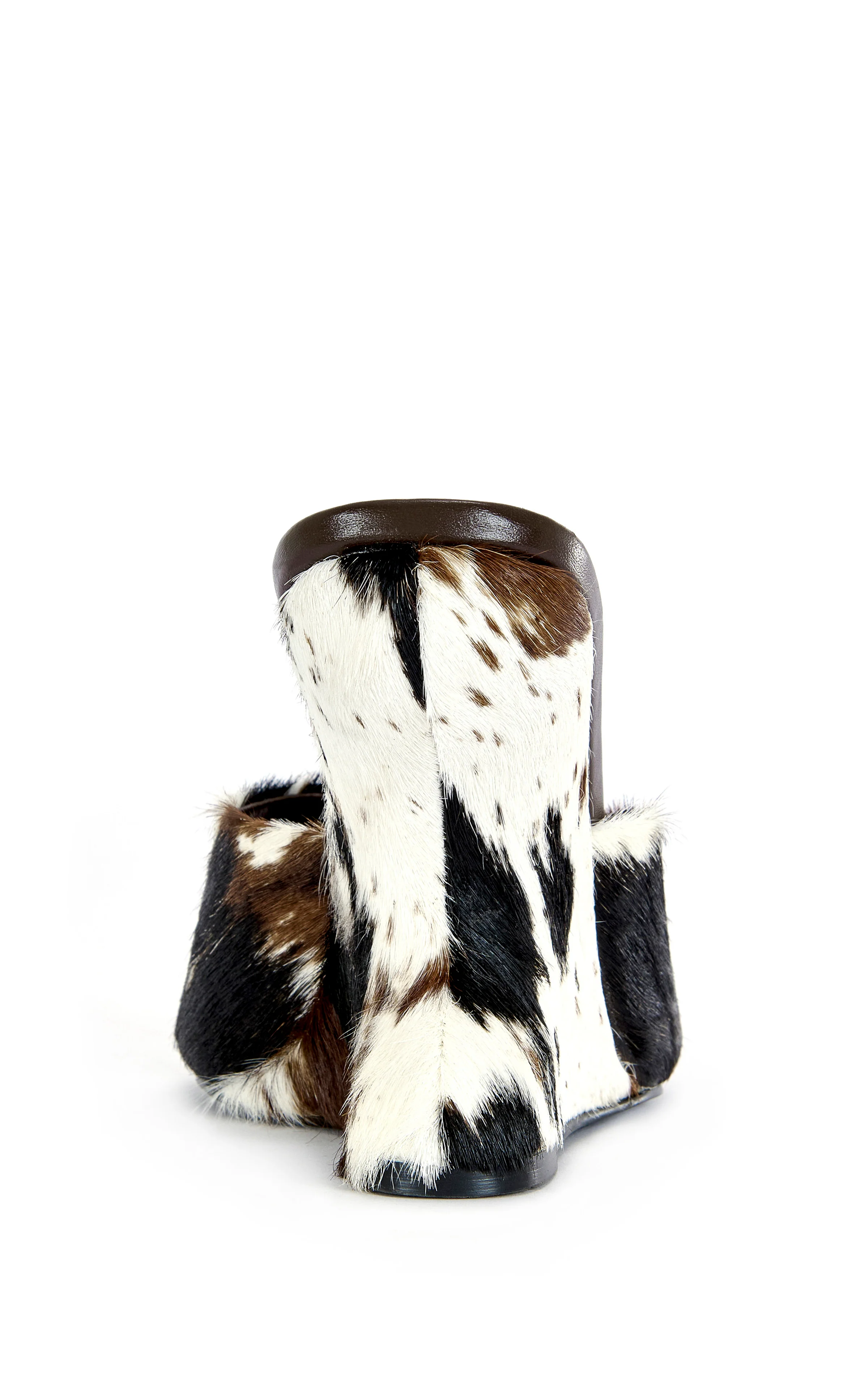 VASA-COW CALF HAIR WEDGE SANDAL - Image 3