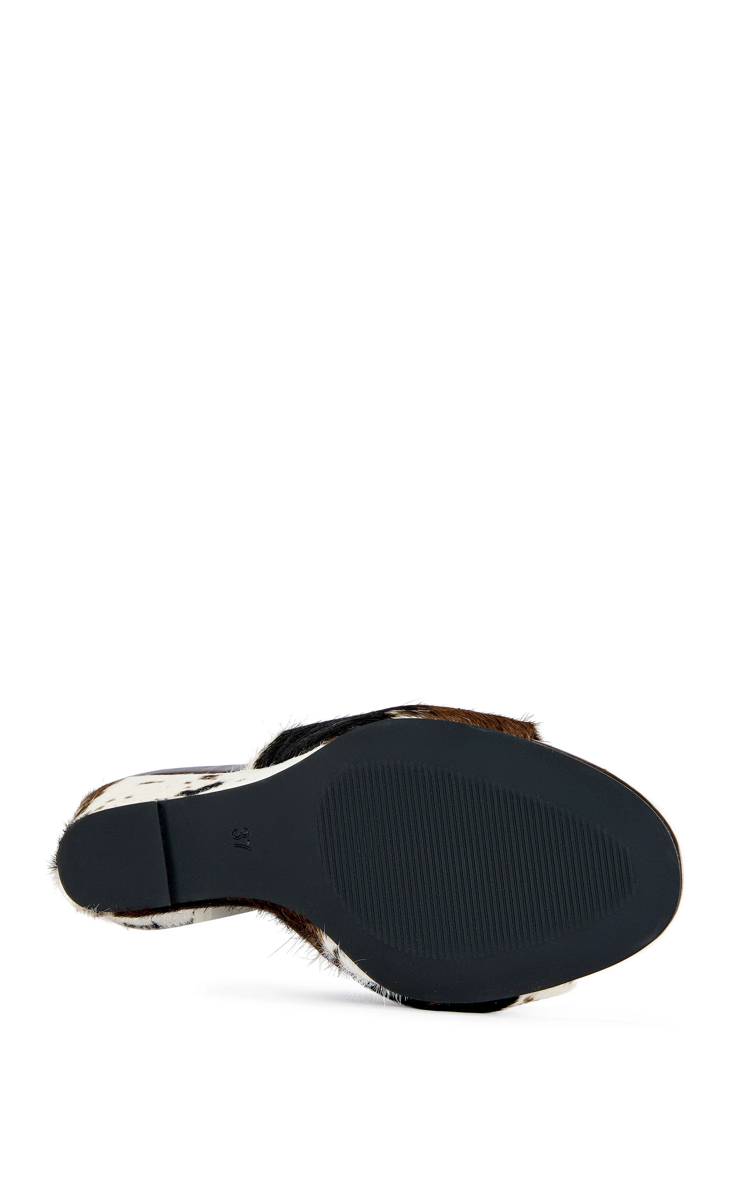 VASA-COW CALF HAIR WEDGE SANDAL - Image 5