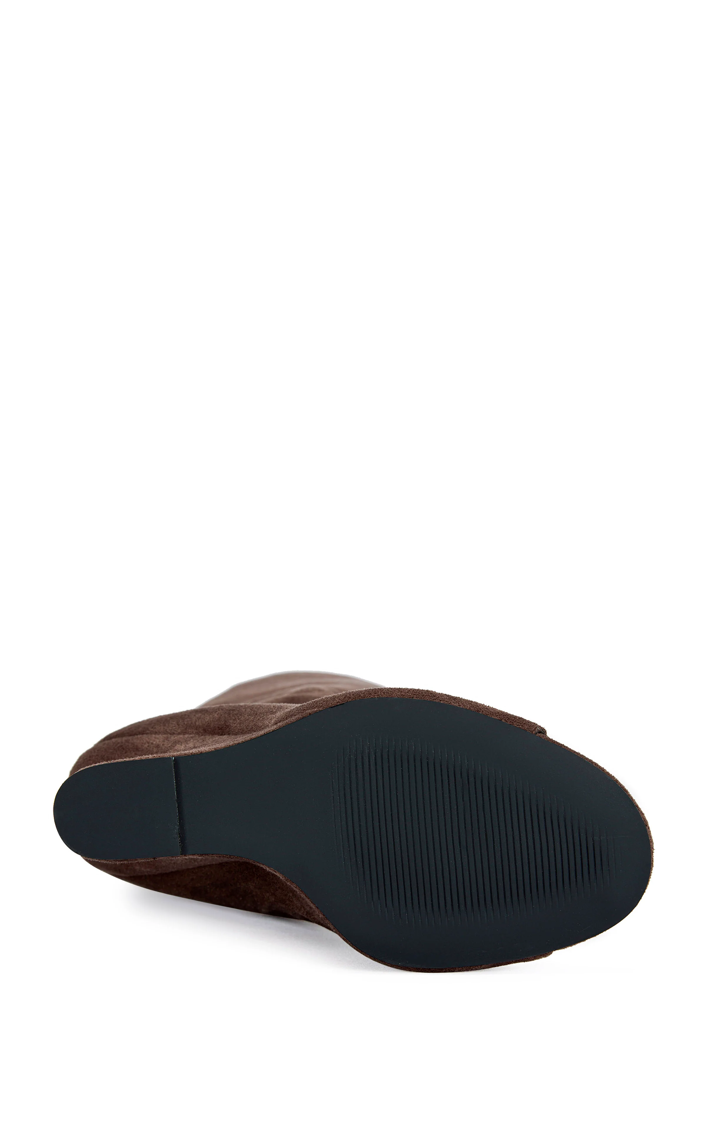 VINCENT-BROWN PEEP TOE WEDGE BOOT - Image 5