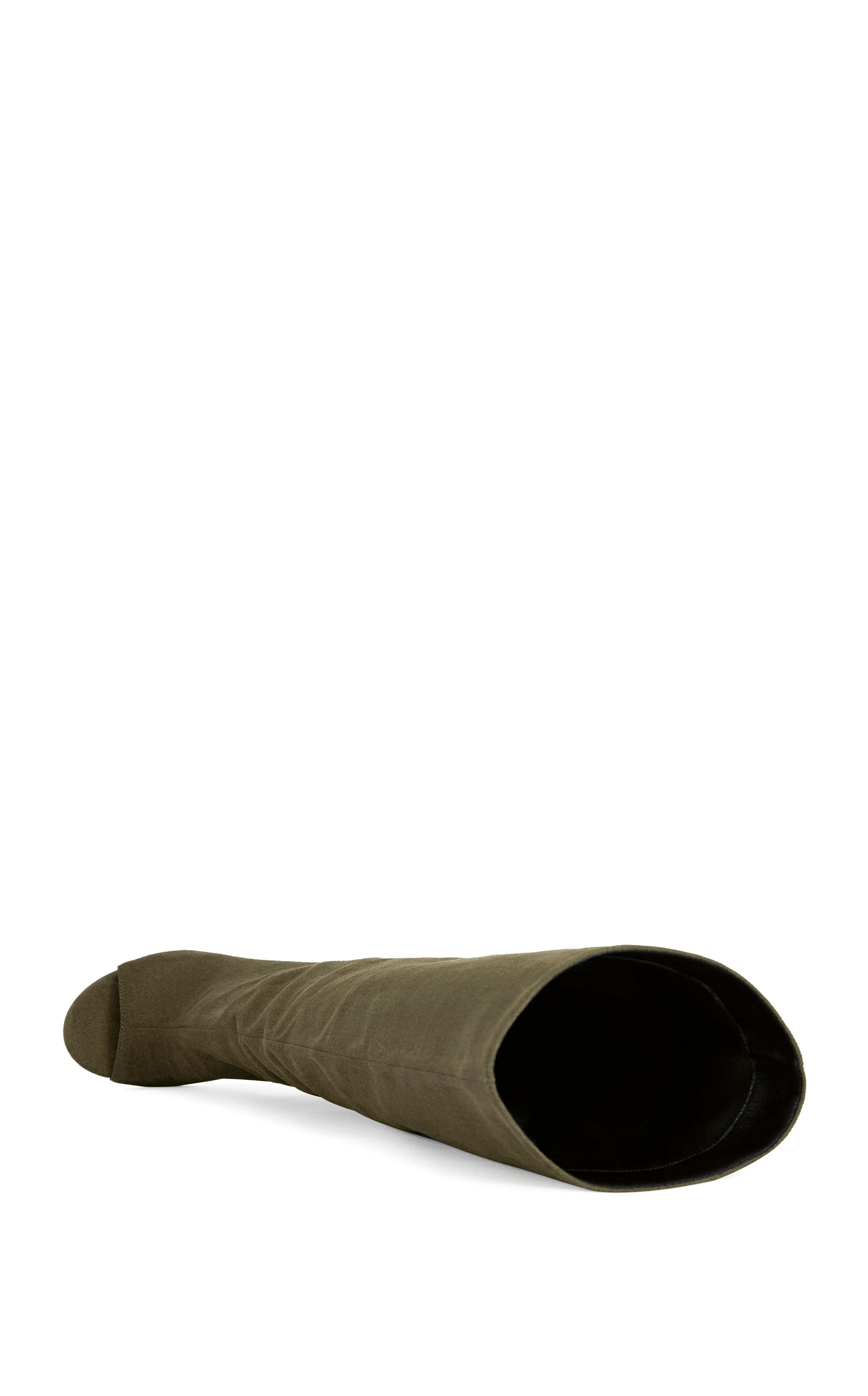 VINCENT-OLIVE PEEP TOE WEDGE BOOT - Image 5