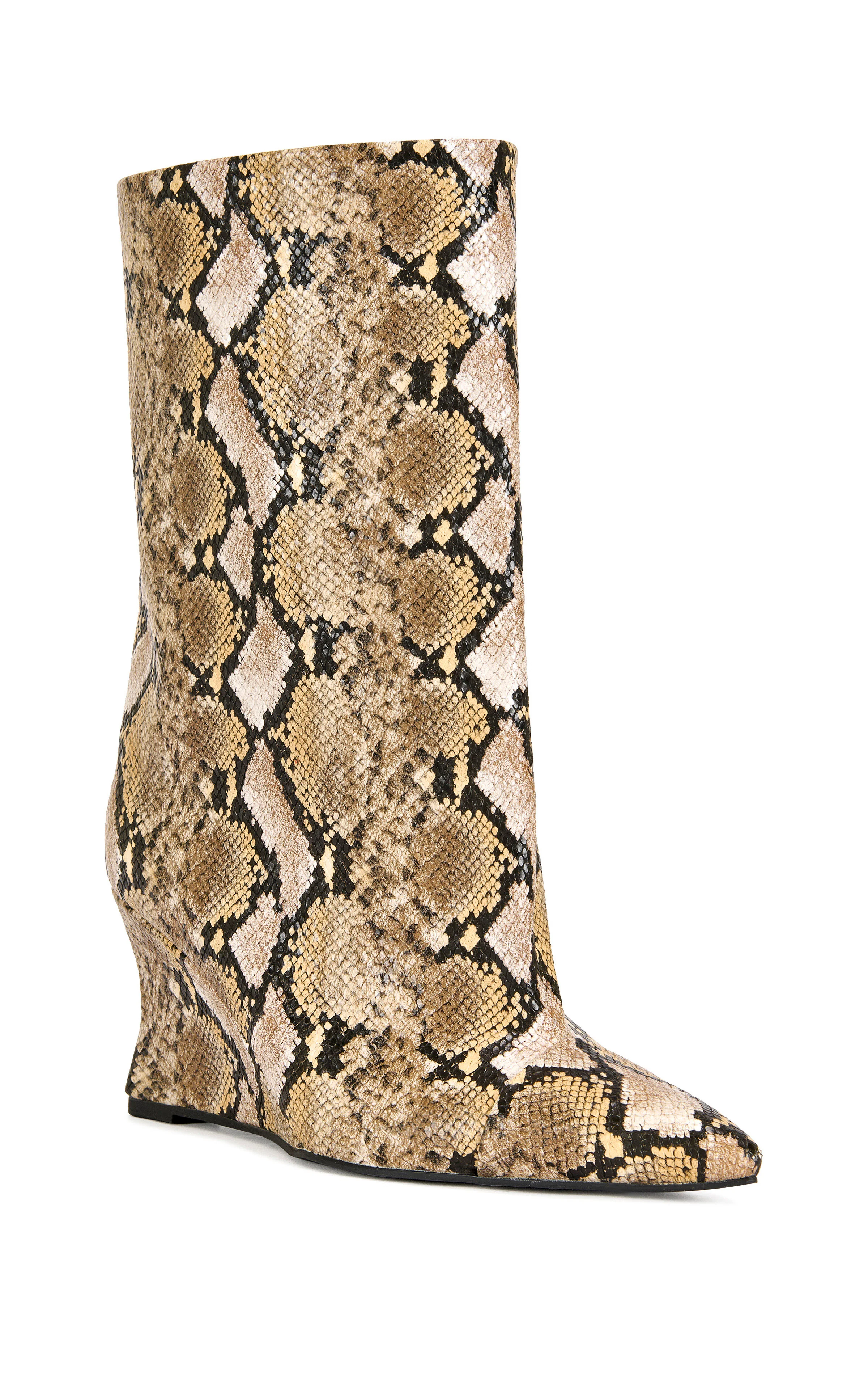 VINCI-SNAKE WEDGE BOOTIE - Image 2