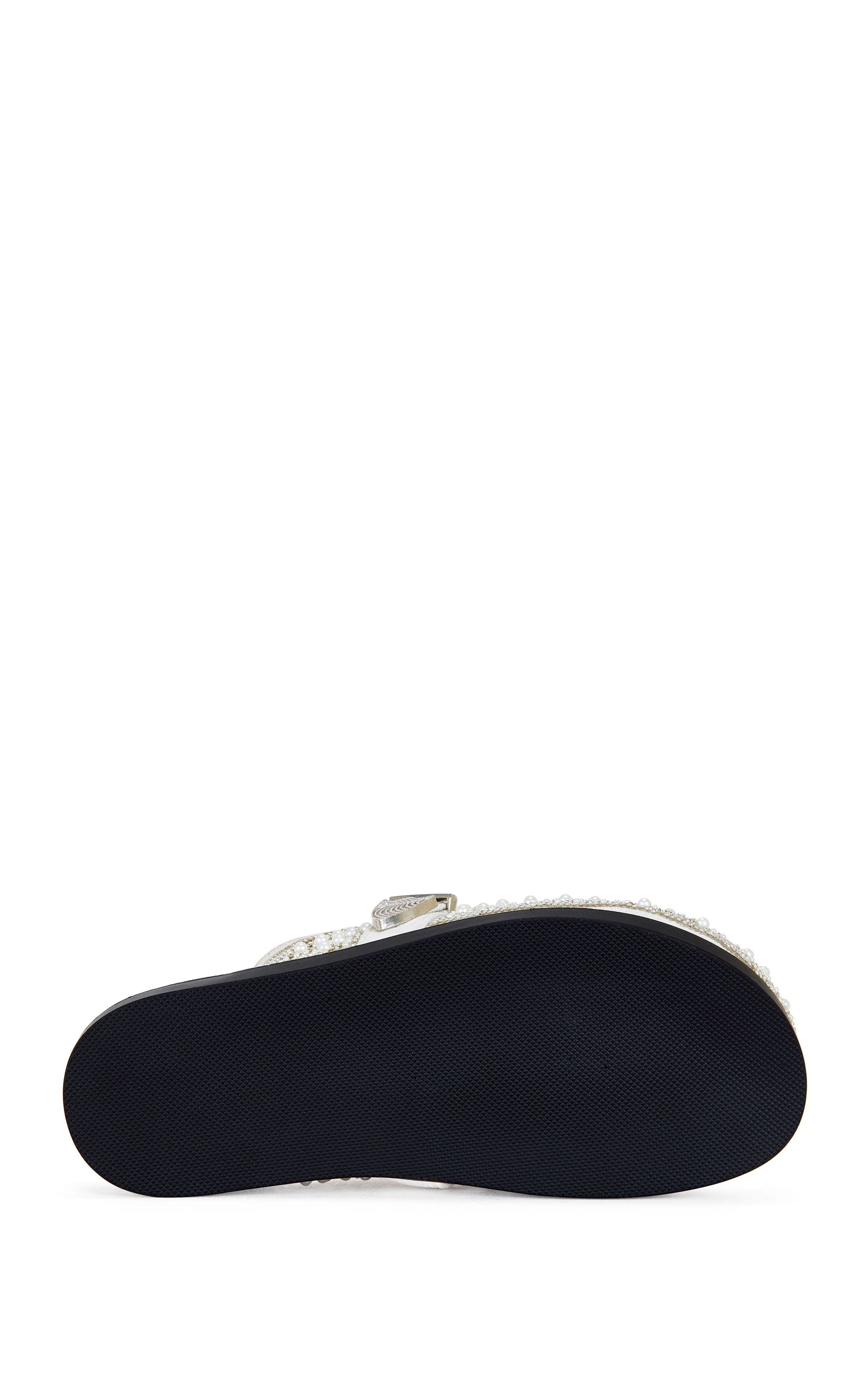 VIRGILE-WHITE PEARL RHINESTONE CLOG - Image 4