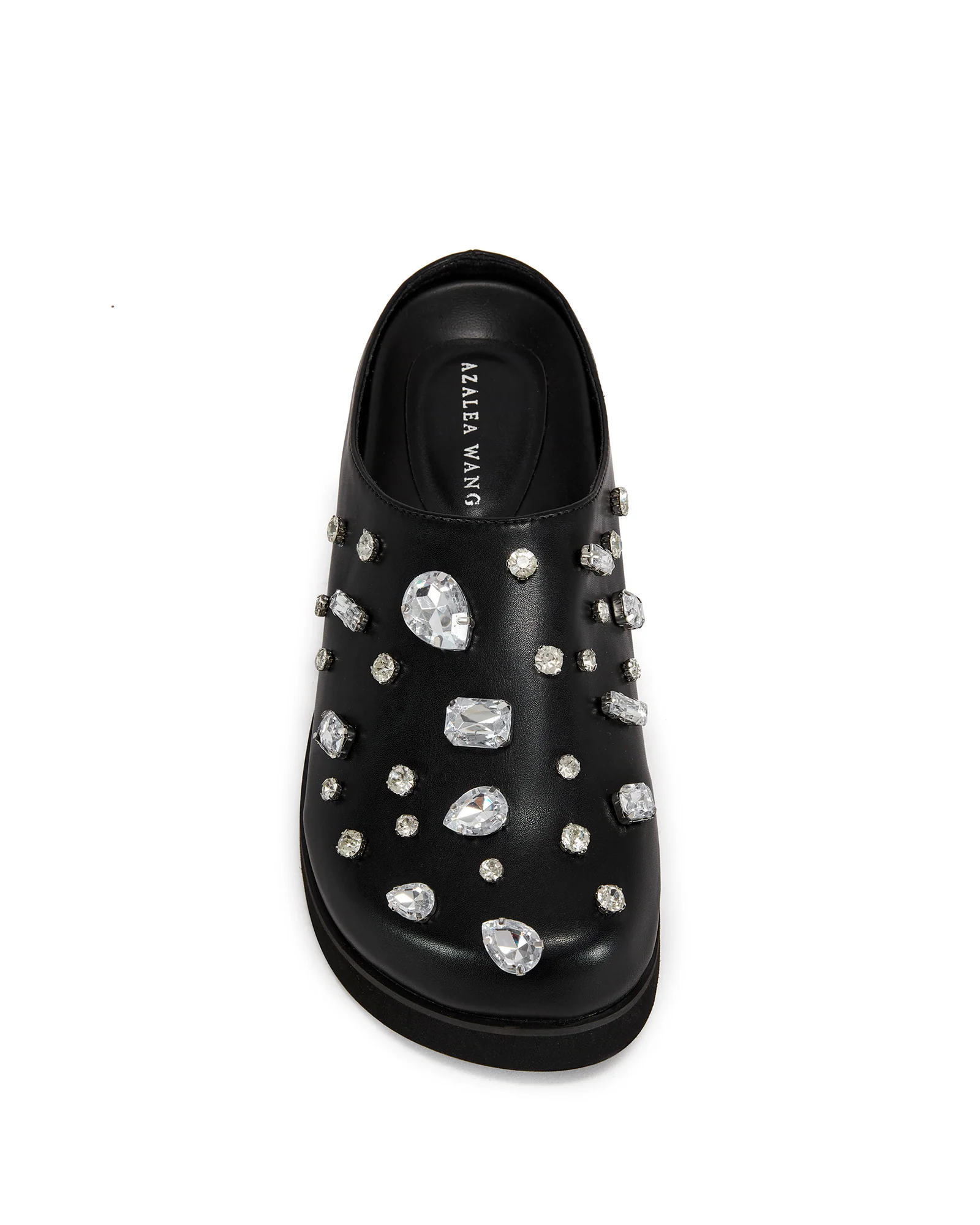 VONCILE-BLACK RHINESTONE CLOG - Image 4
