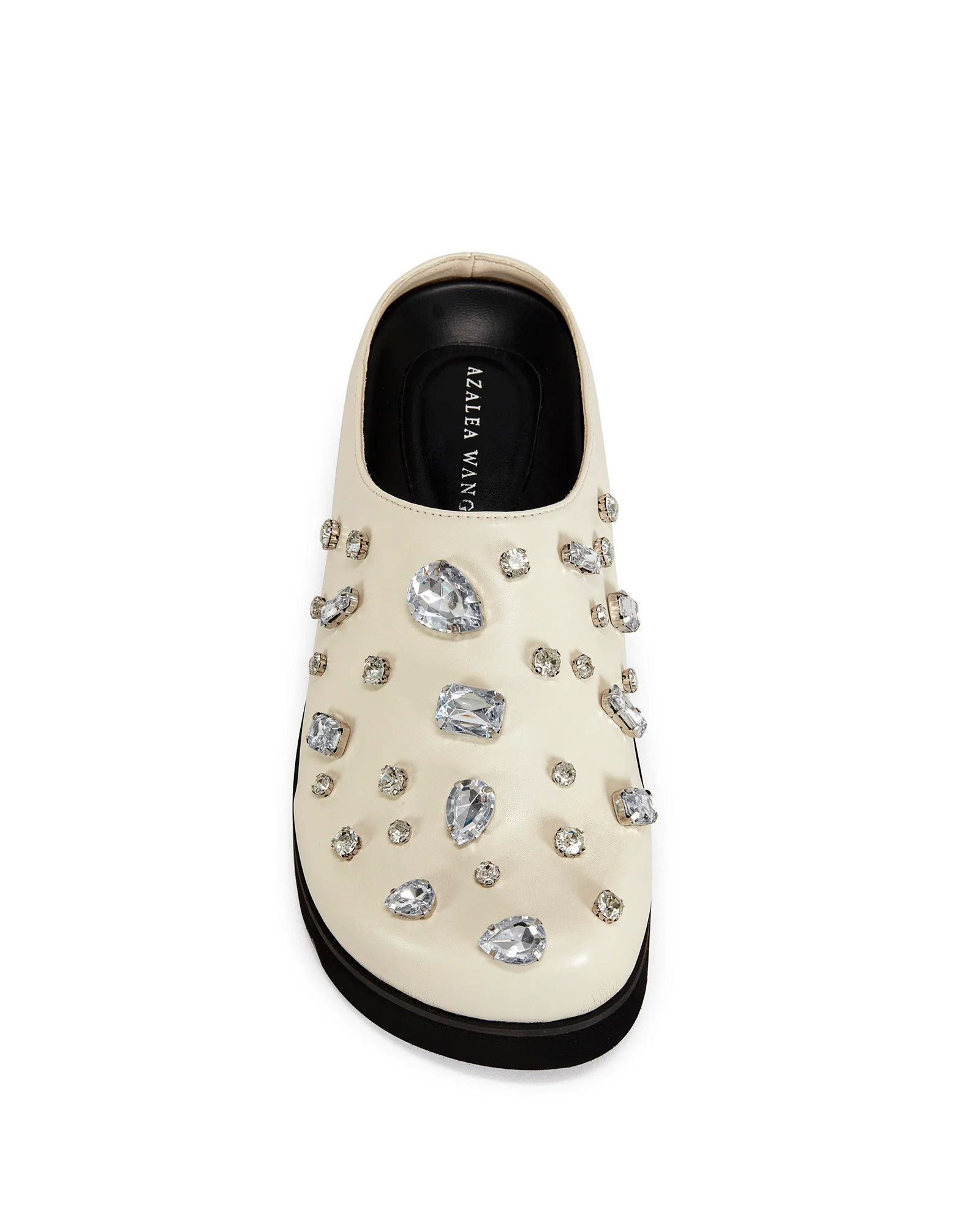 VONCILE-BONE RHINESTONE CLOG - Image 4