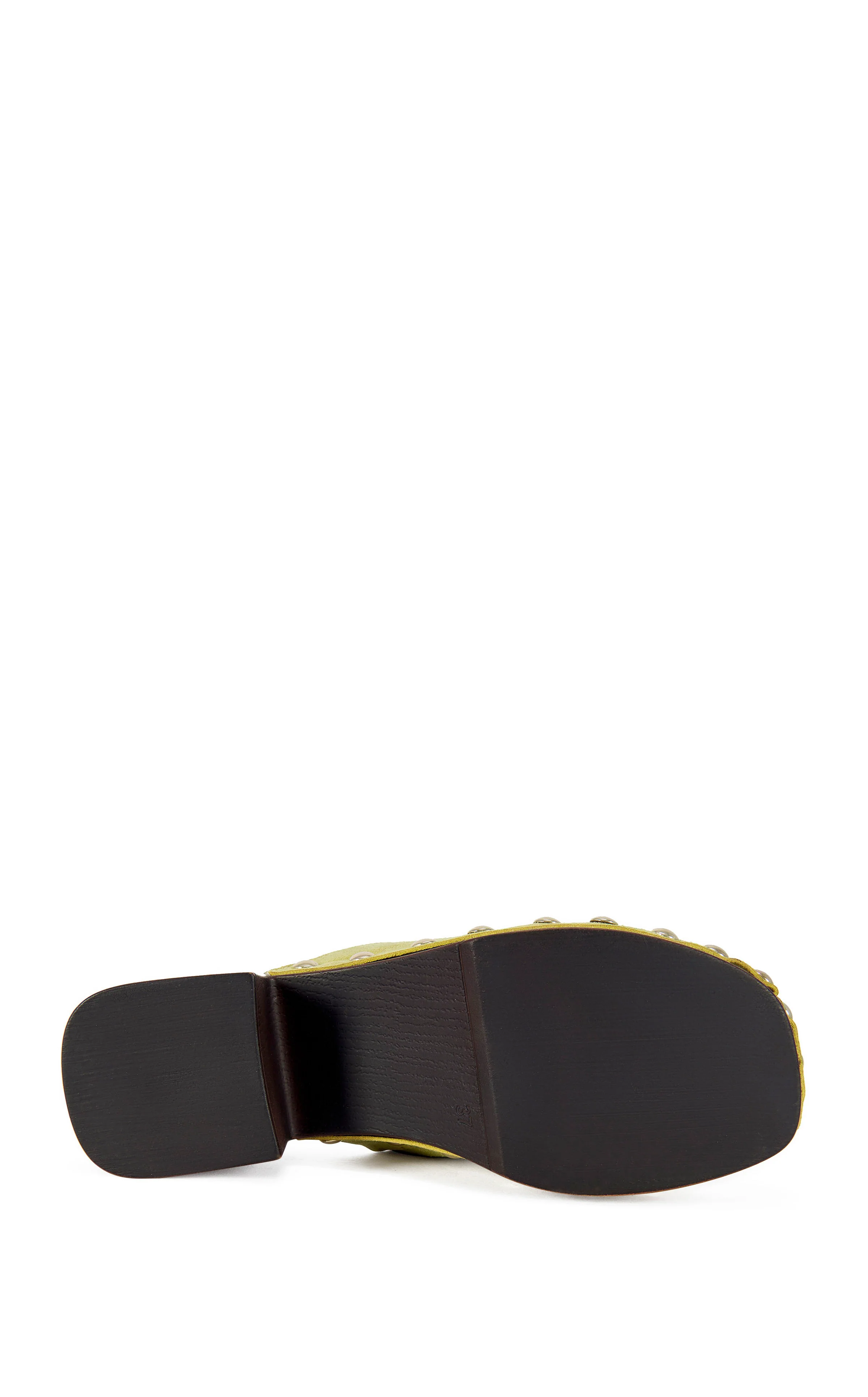 WALINDA-CITRON GENUINE SUEDE STUDDED CLOG - Image 5