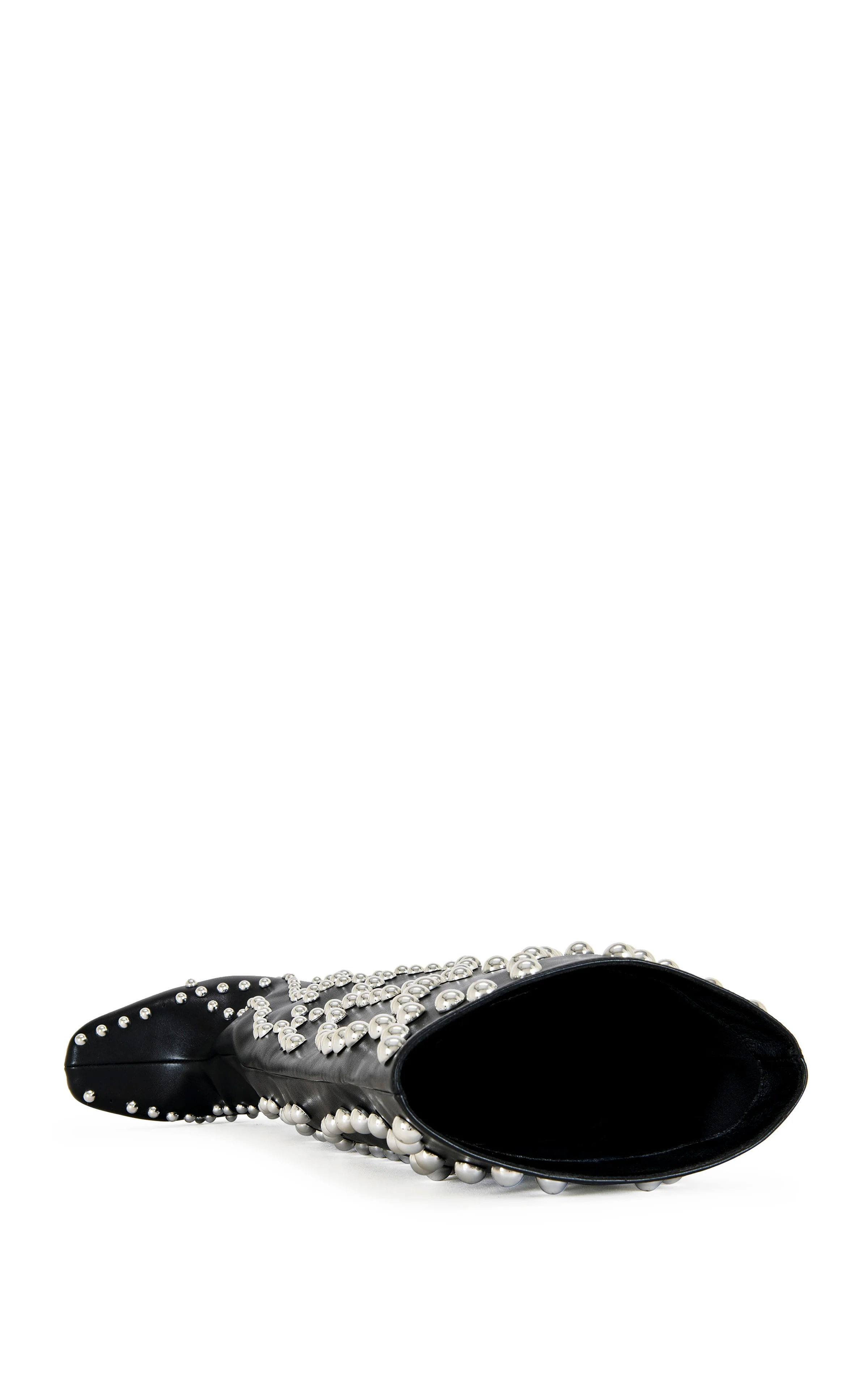 WELLS-BLACK STUDDED HEELED BOOT - Image 5
