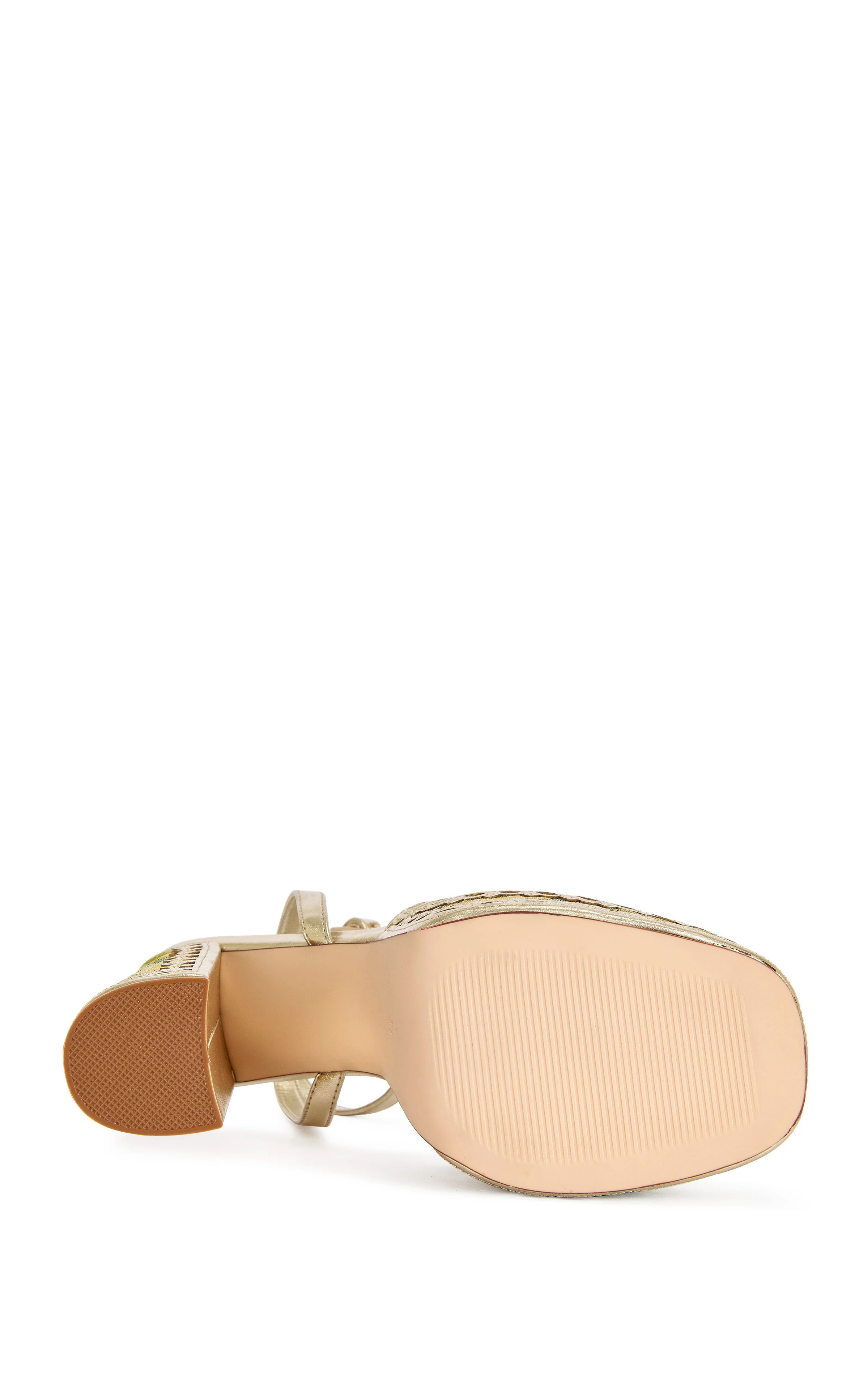 WENDA-GREENMULTI PLATFORM BROCADE SANDAL - Image 5