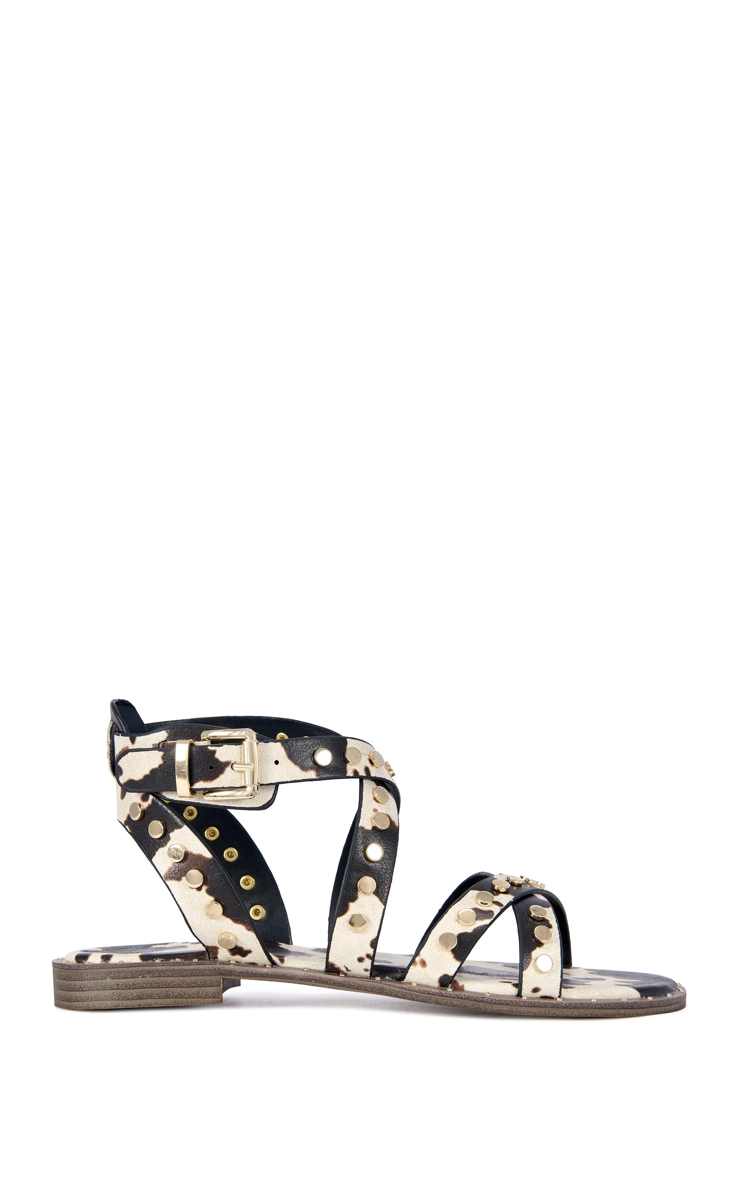 WHISTLER-COW FLAT SANDAL - Image 2