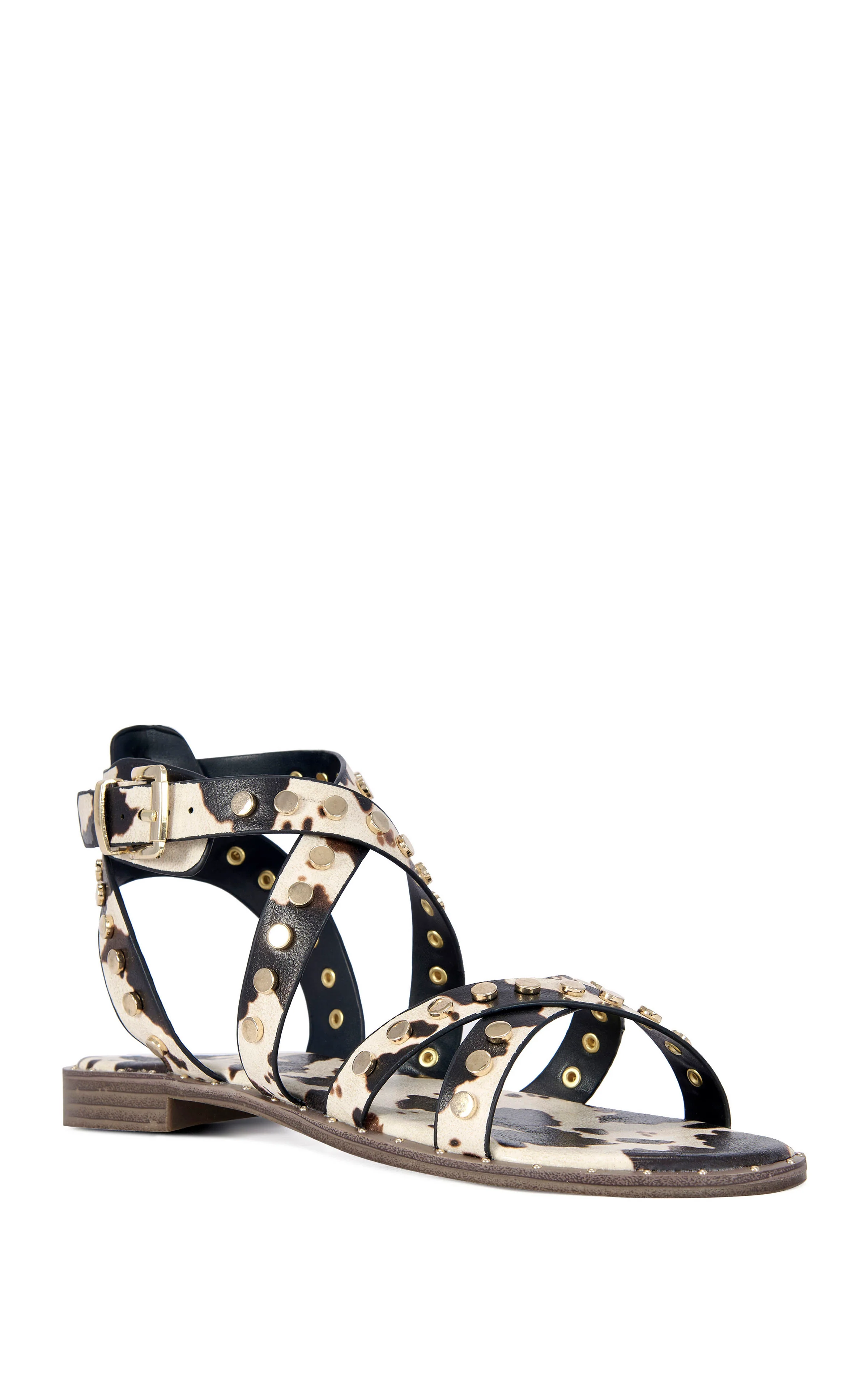 WHISTLER-COW FLAT SANDAL - Image 3