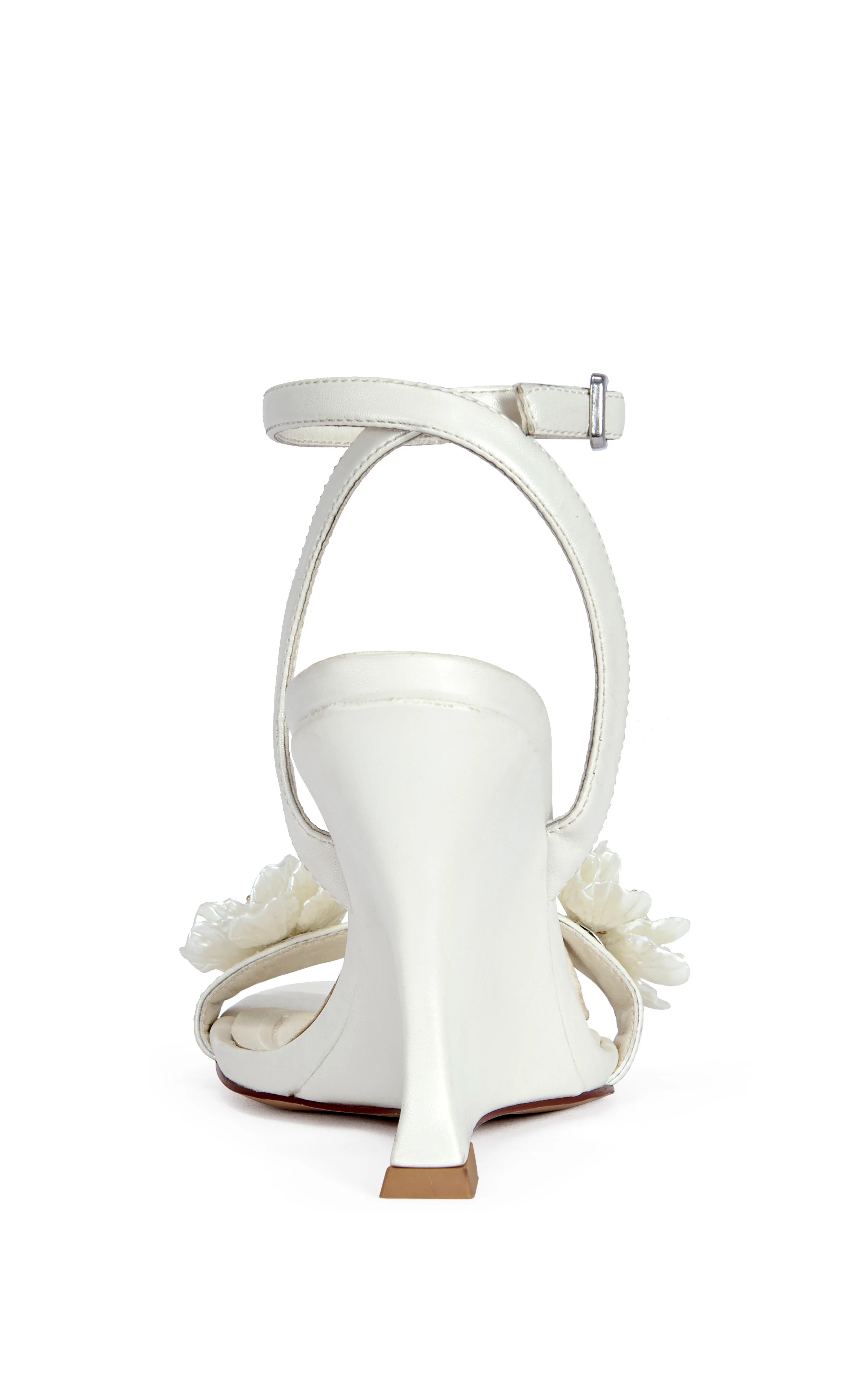 WINTERS-WHITE FLORAL WEDGE SANDAL - Image 4
