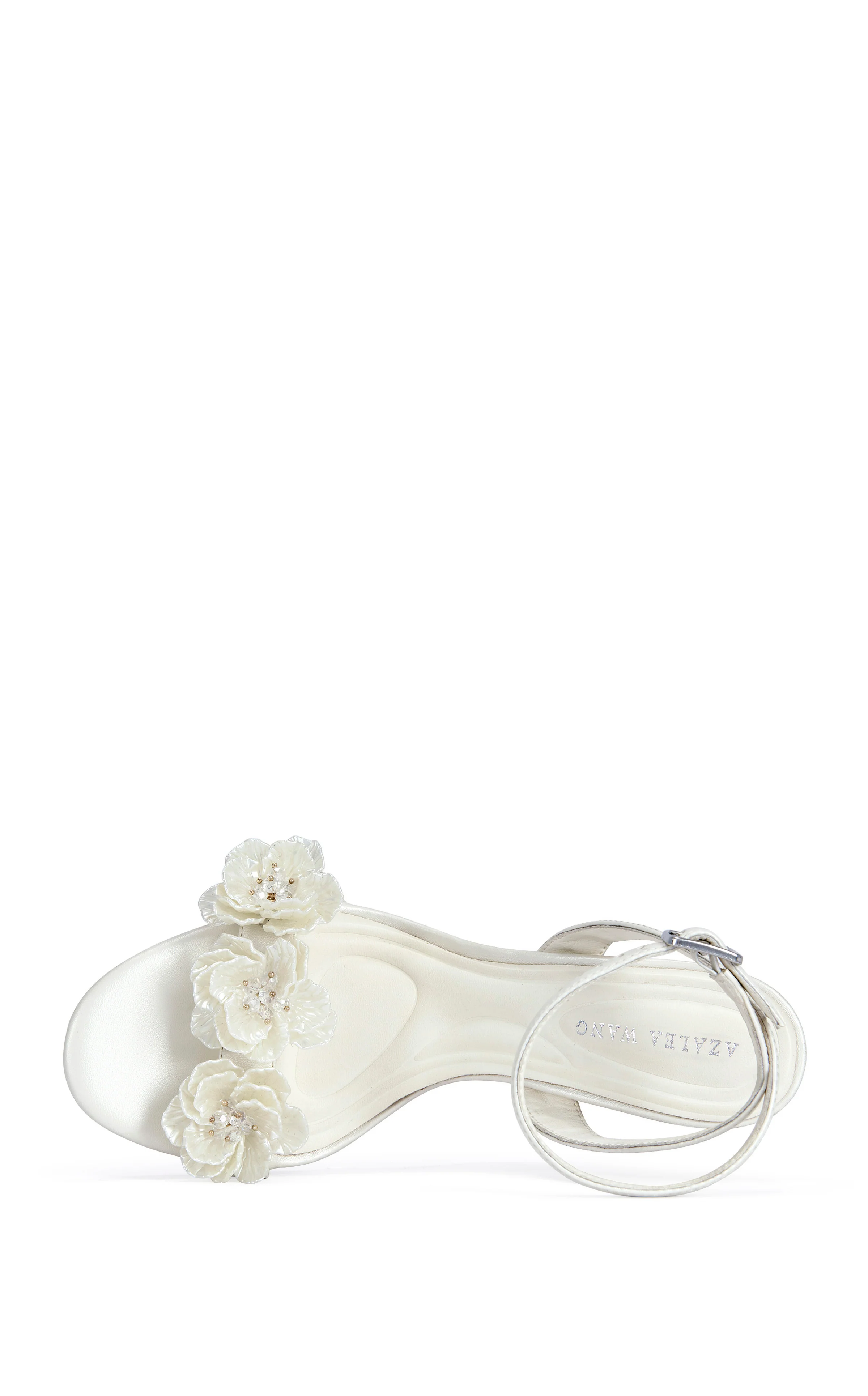 WINTERS-WHITE FLORAL WEDGE SANDAL - Image 5