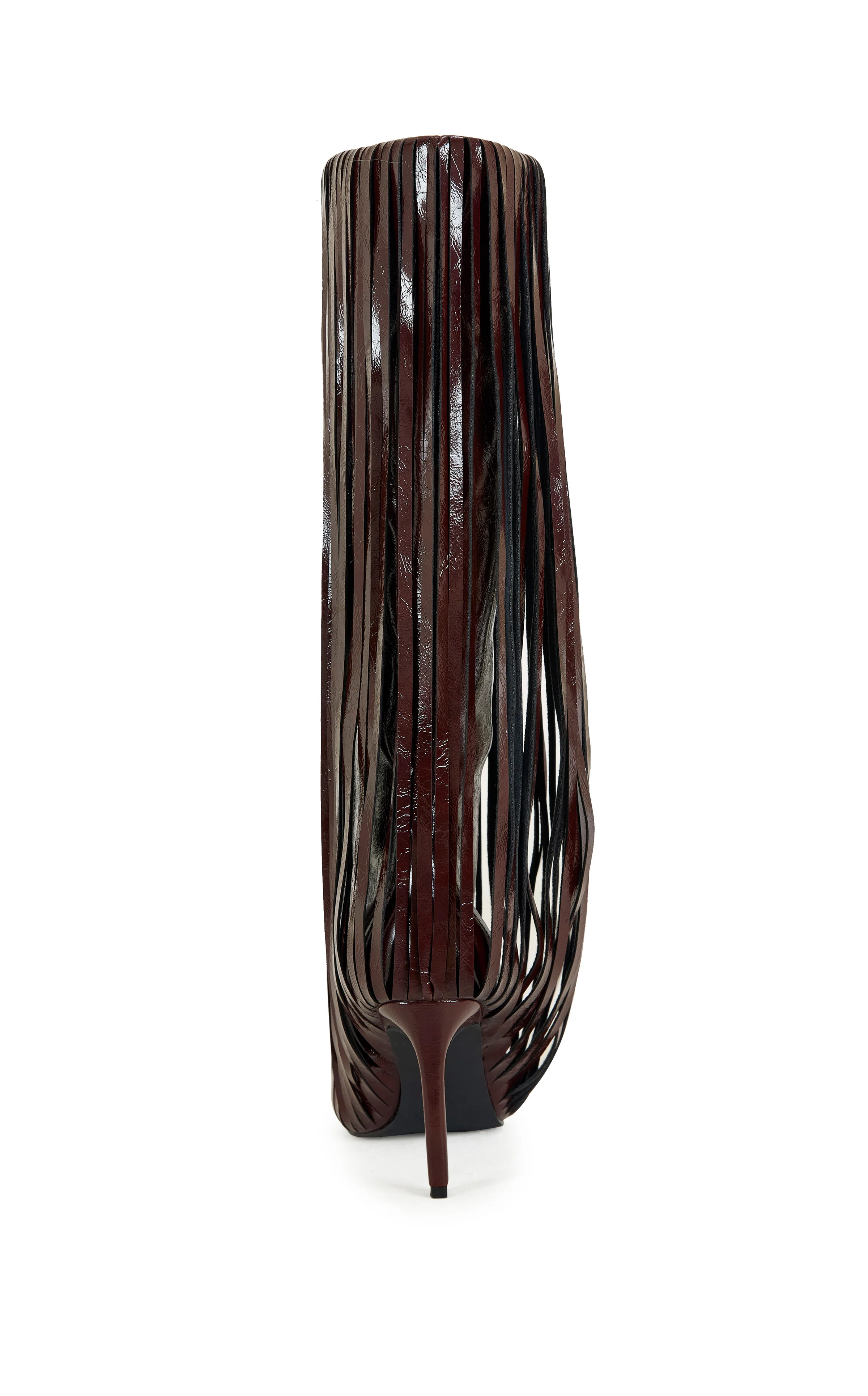 XANTARA-BURGUNDY STILETTO BOOT - Image 3