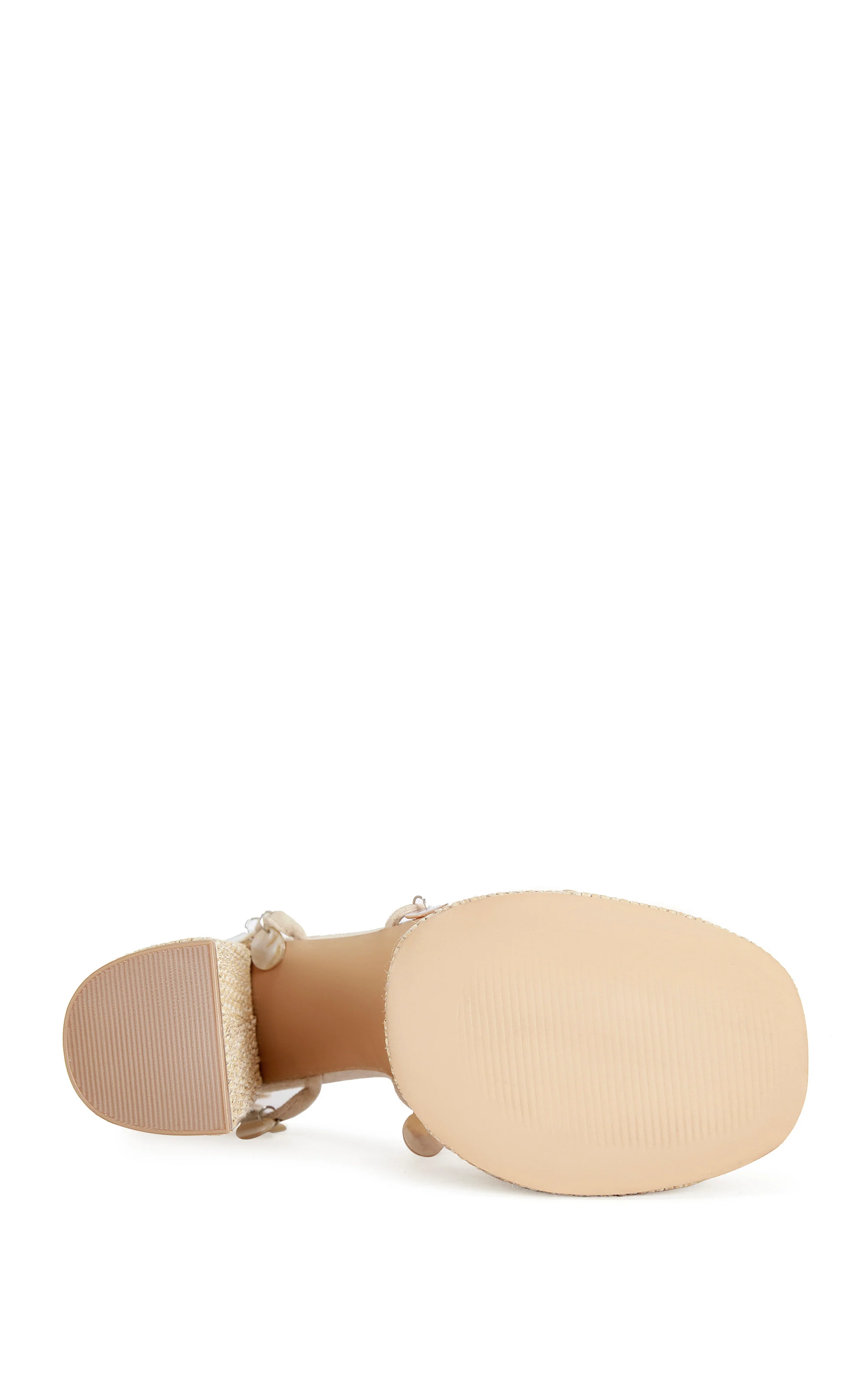 ZAZZIE-NATURAL MOTHER OF PEARL PLATFORM SANDAL - Image 5