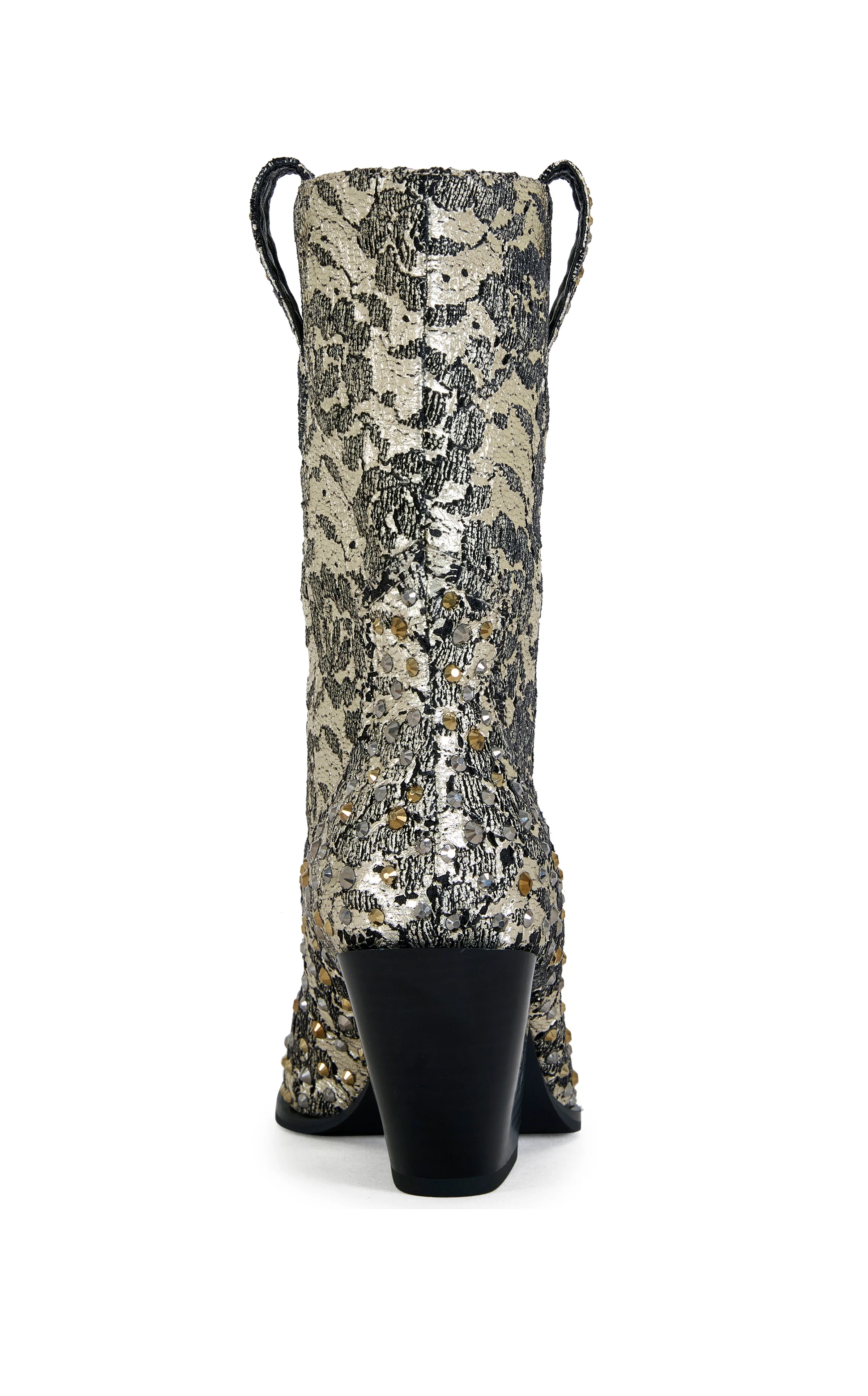 ZIRENNE-GOLDBLACK WESTERN BOOTIE - Image 3