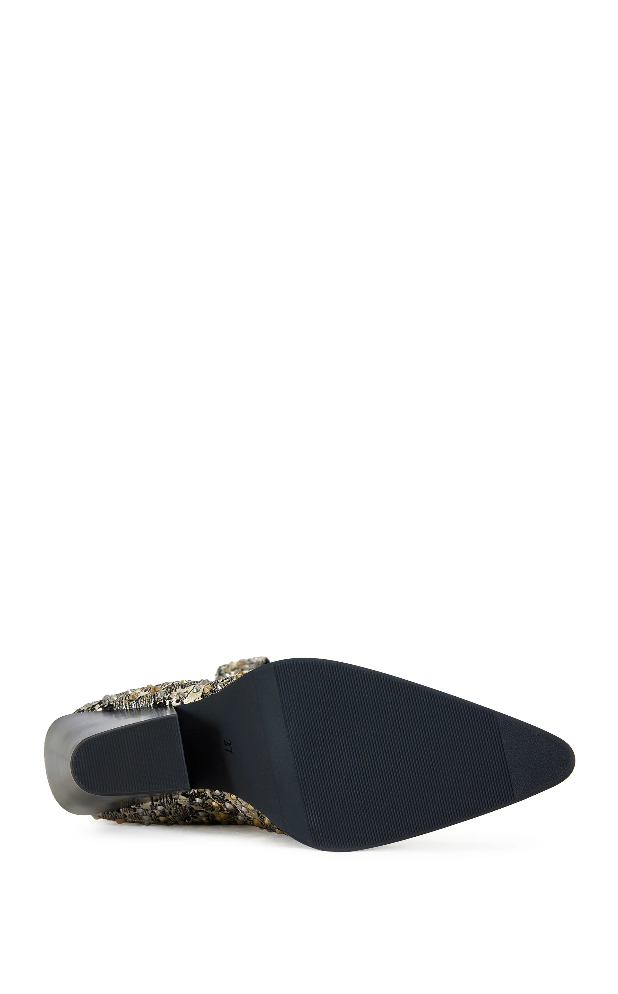 ZIRENNE-GOLDBLACK WESTERN BOOTIE - Image 4